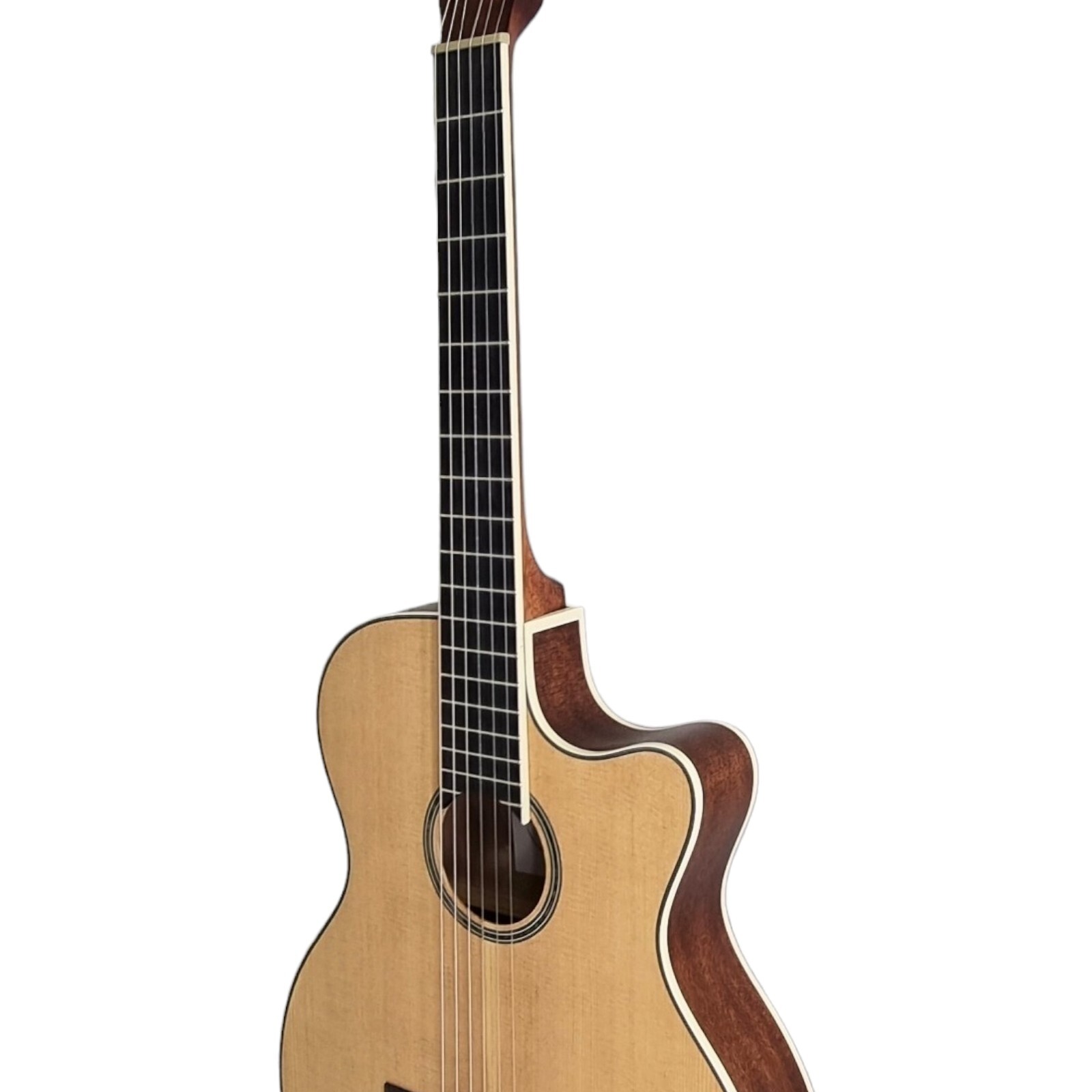 Haze Solid Top Thin Body Arched Back Classical Guitar - Matte C551BCEQSM