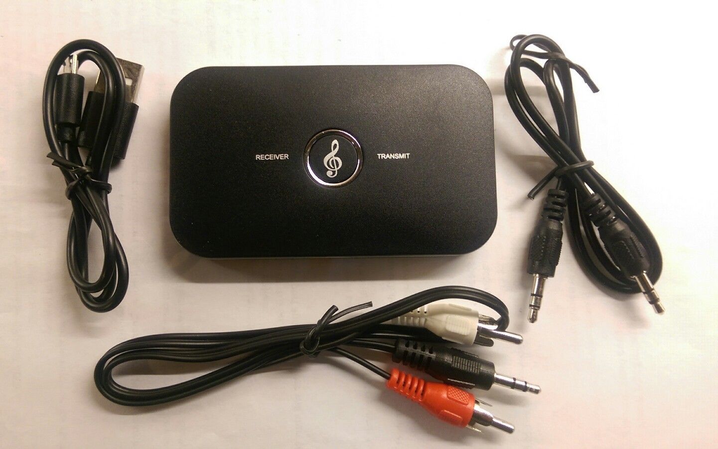 HiFi Stereo TV Bluetooth Transmitter Receiver 3.5mm Aux Audio Headphones Speaker