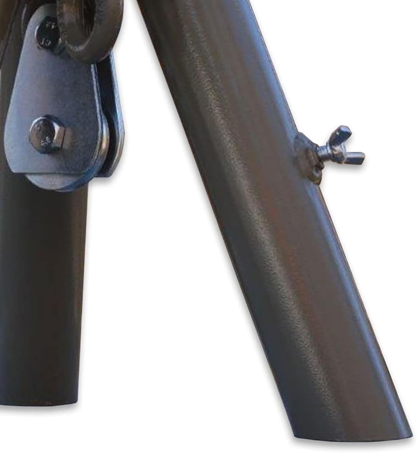 Tripod Header w Pulley Deer Feeder Stump Puller Camping Hunting Hanging Fire Pit