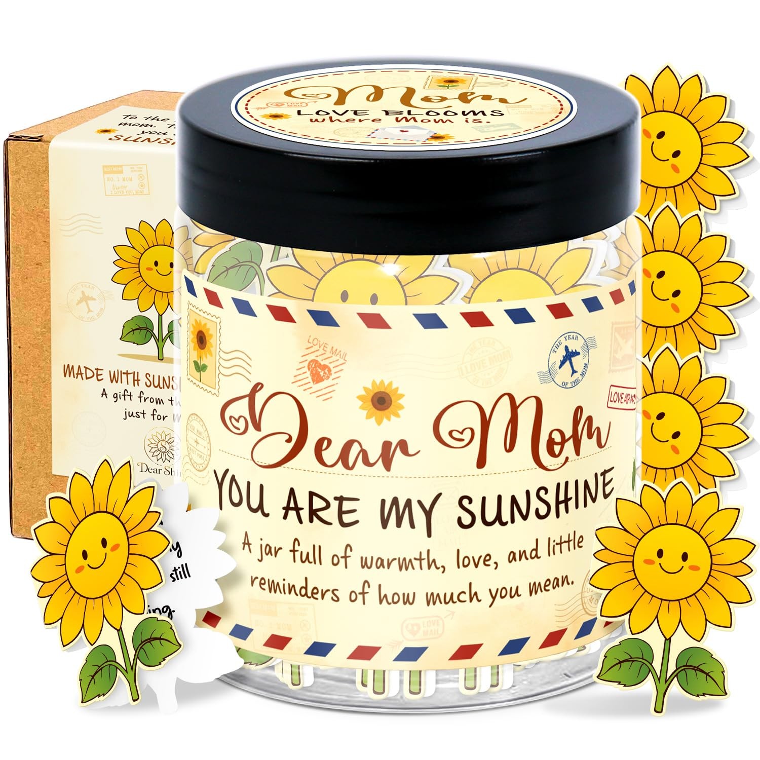 DEARSHINE Birthday Gifts for Mom from Daughter – Small, Positive Sunshine