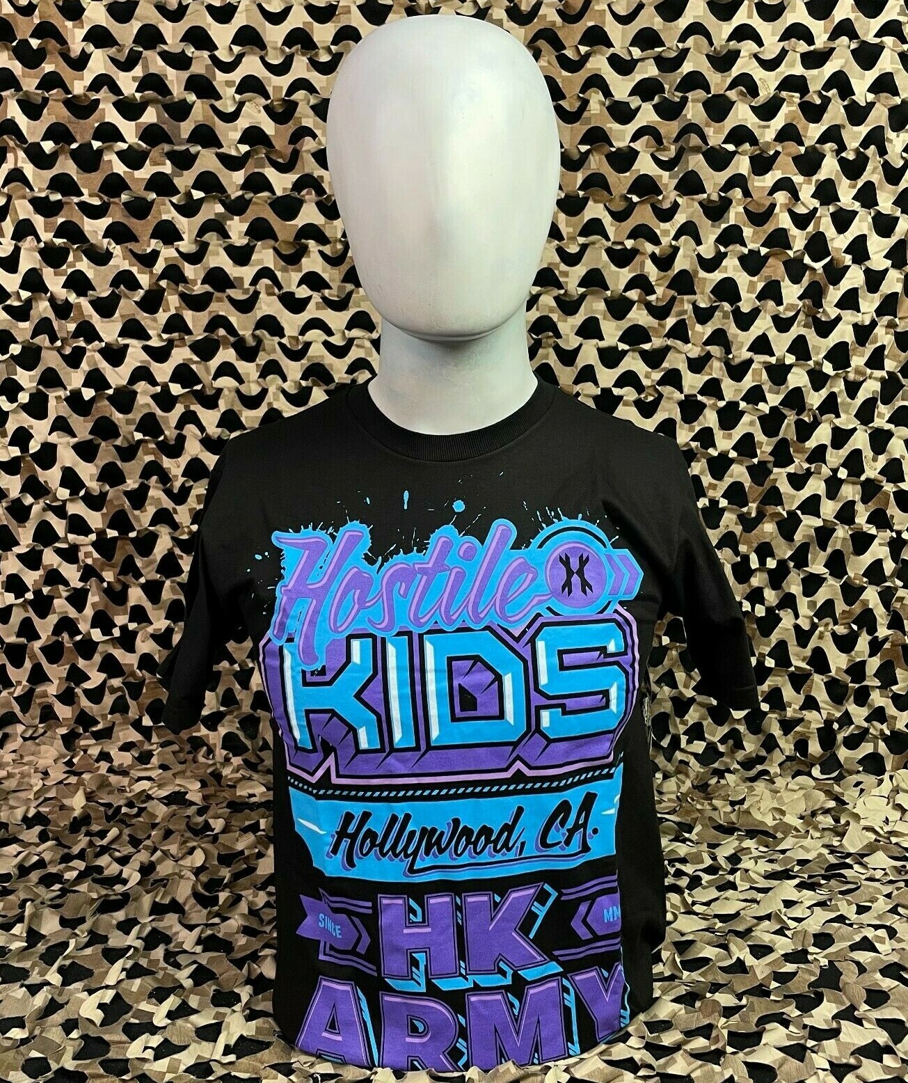 NEW HK Army Hollywood Paintball T-Shirt - Black - XX-Large