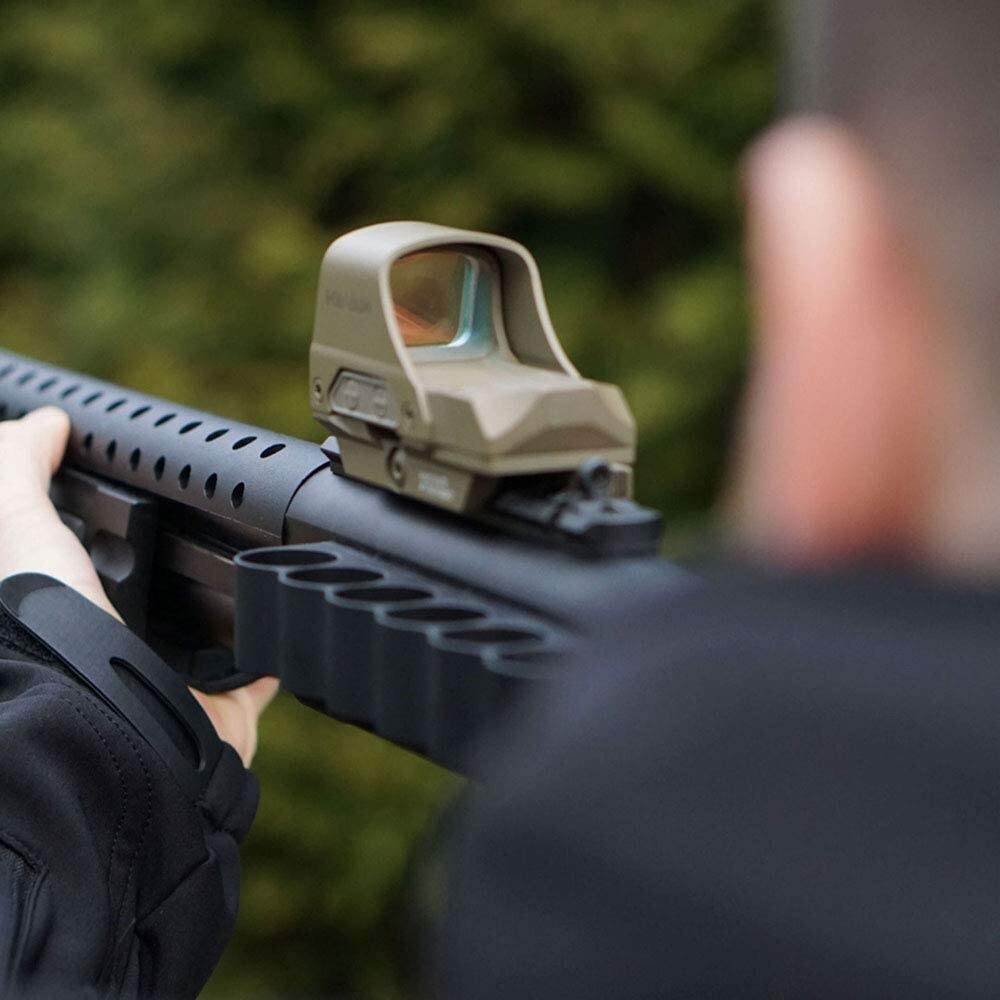 HOLOSUN HS510C-FDE-G Green Multi Reticle, Open Reflex Sight, Solar, Shake Awake