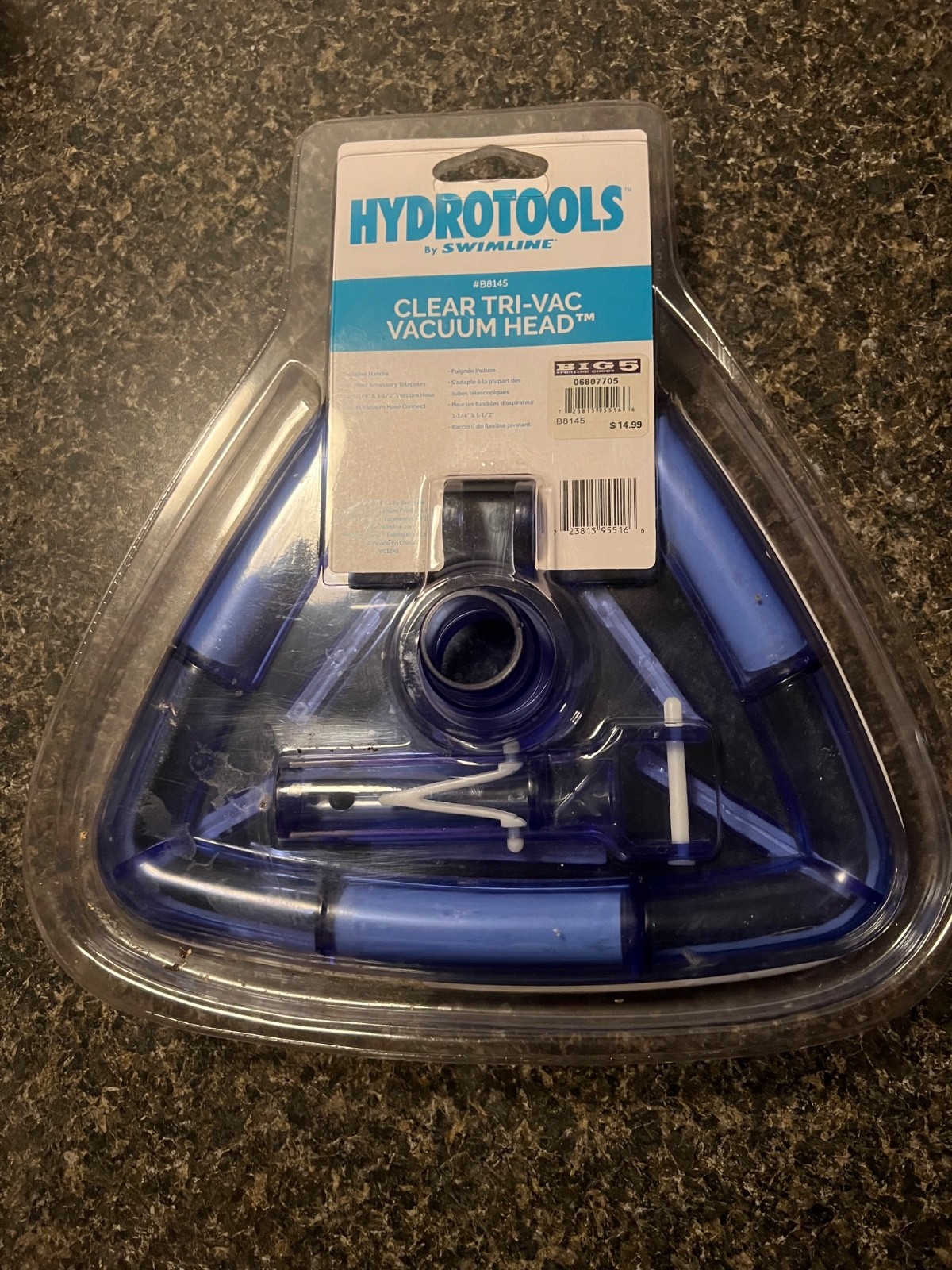 Hydrotools By Swimline Clear Tri-Vac Vacuum Head