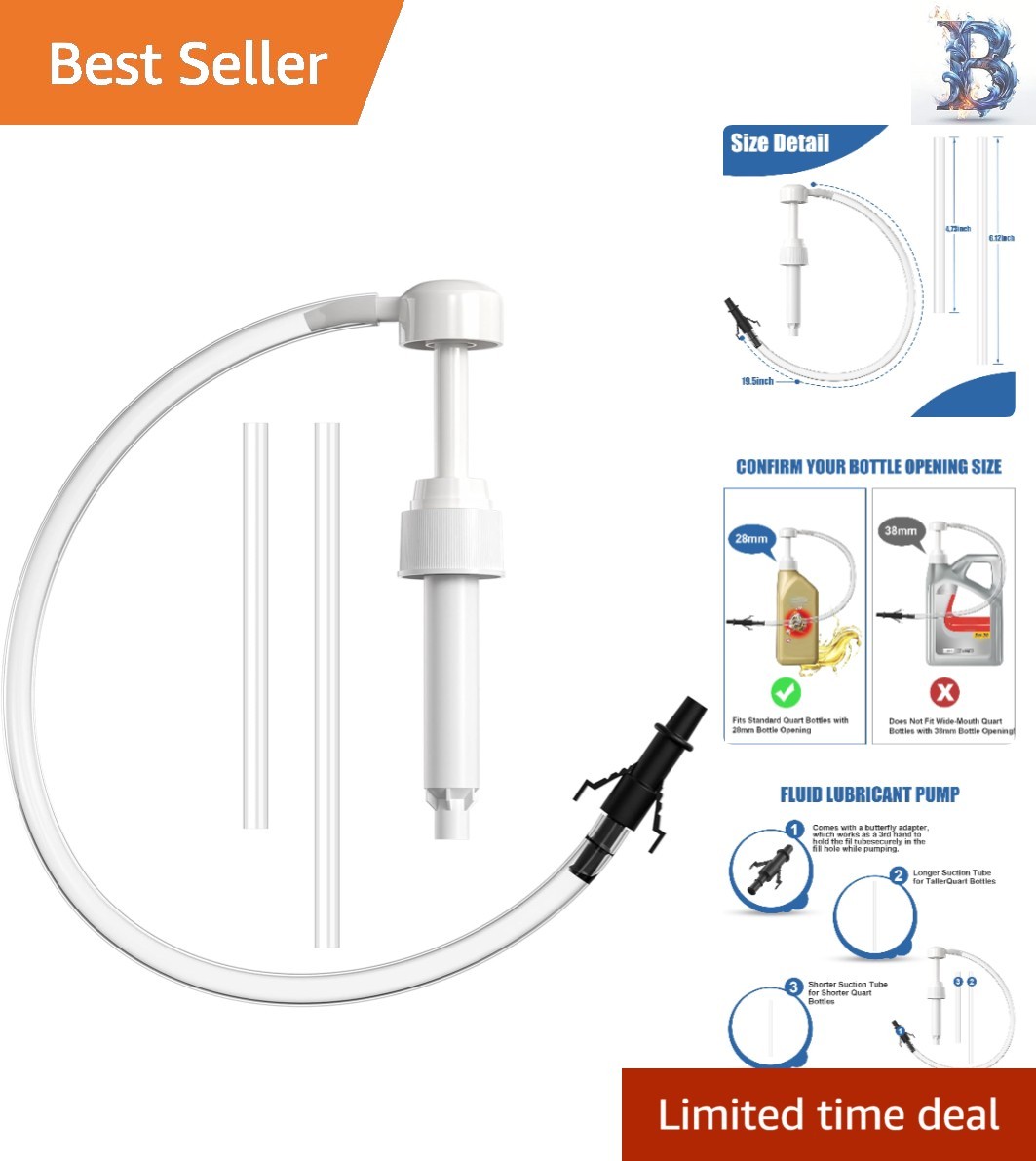8cc Liquid Transfer Pump with 3rd Hand Adapter for Easy Vehicle Maintenance