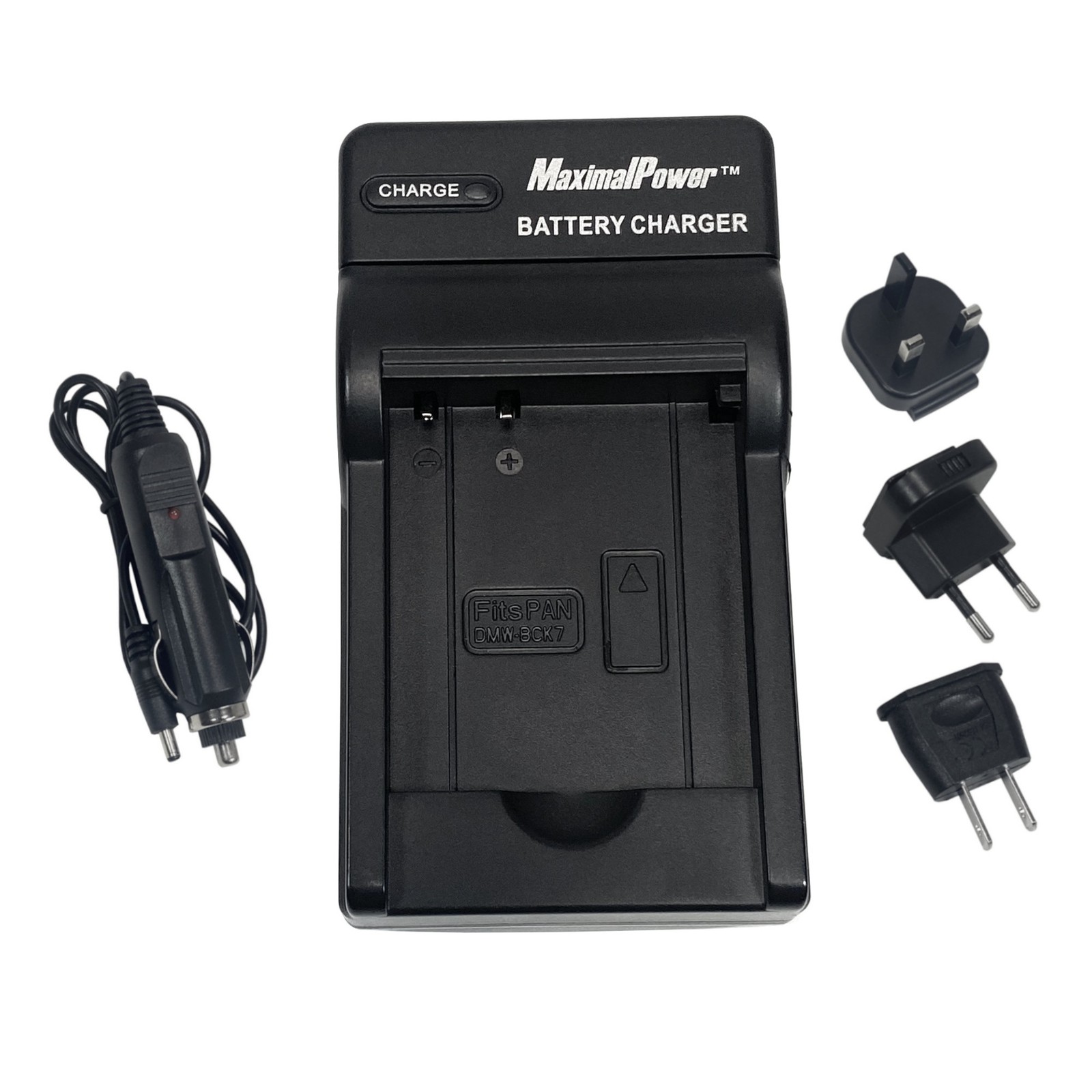 Camera Battery Charger for Panasonic DMW-BCK7 Lumix DMC-TS30, DMC-FH25, DMC-FP5