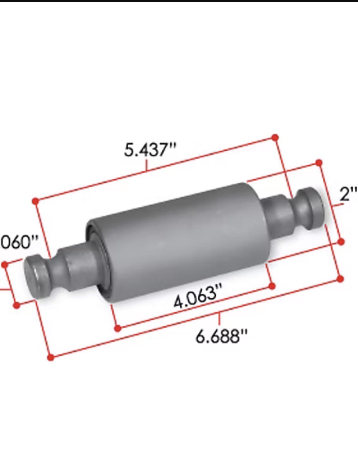 SPRING EYE HANGER BUSHING PACCAR KENWORTH PETERBILT B65-1013 B65-6006 RB-324 330