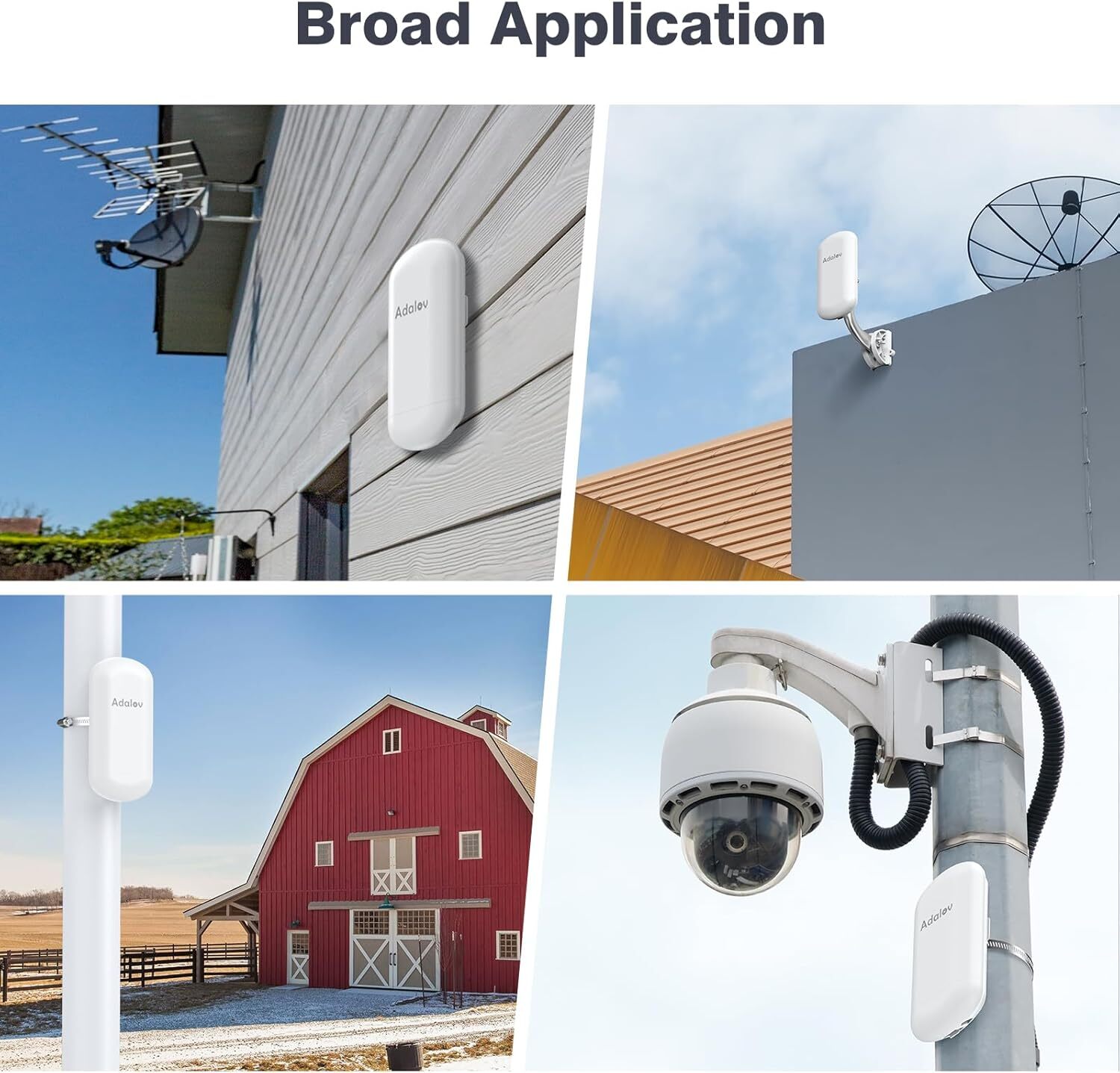 WiFi Extender Long Range Point-to-Point Ethernet Wireless Bridge for Starlink