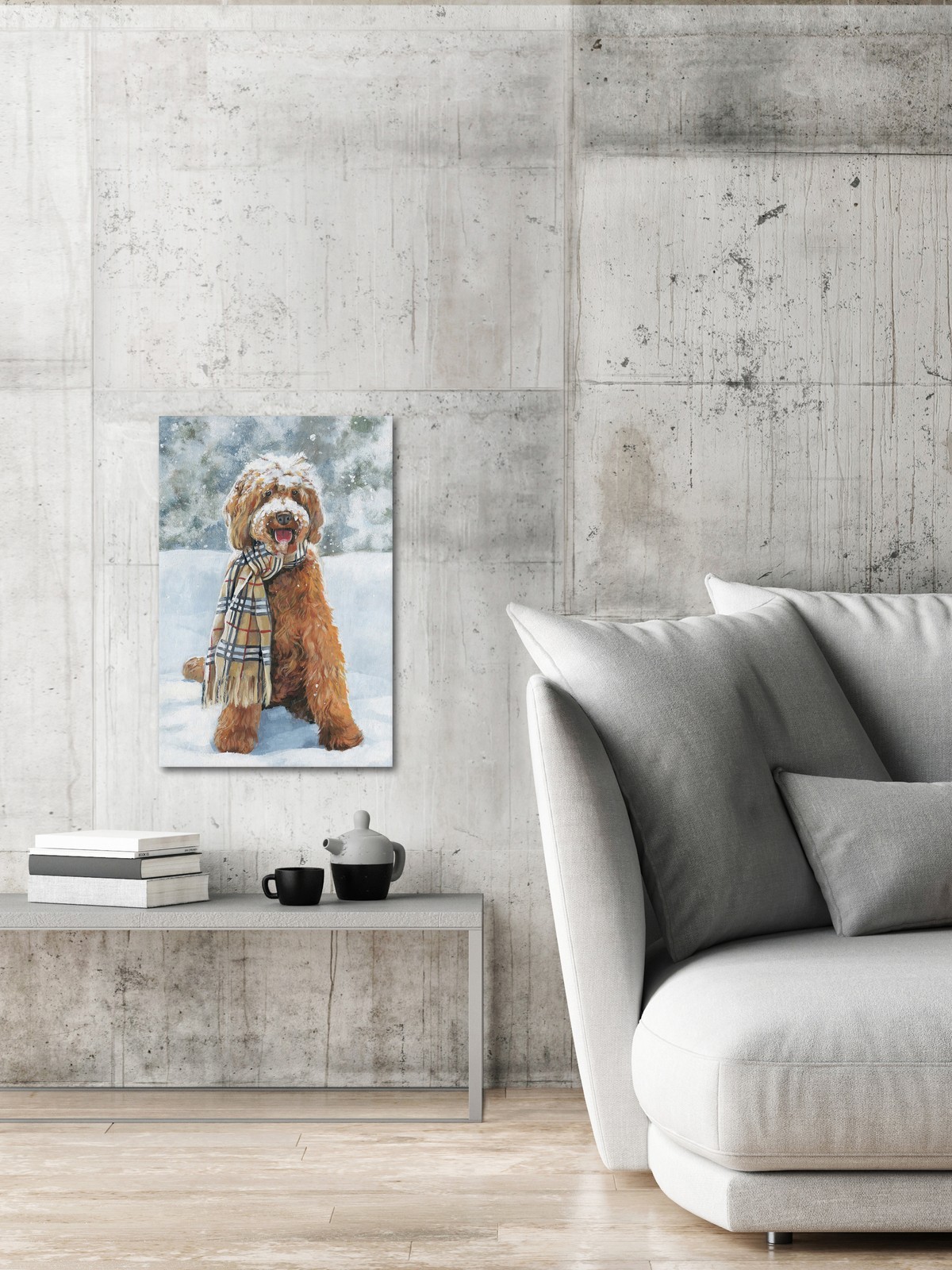Marmont Hill Winter Ready Painting Print on Wrapped Canvas 8X12