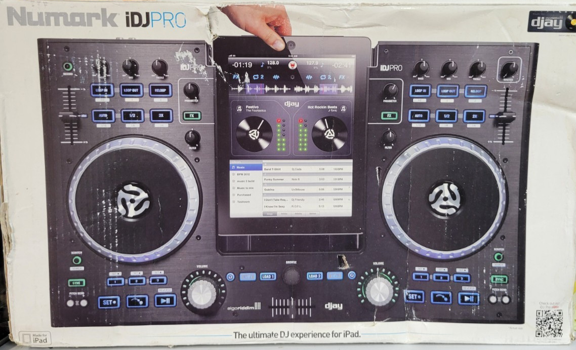 Numark iDJ Pro premium DJ controller for iPad - No laptop required - UNTESTED