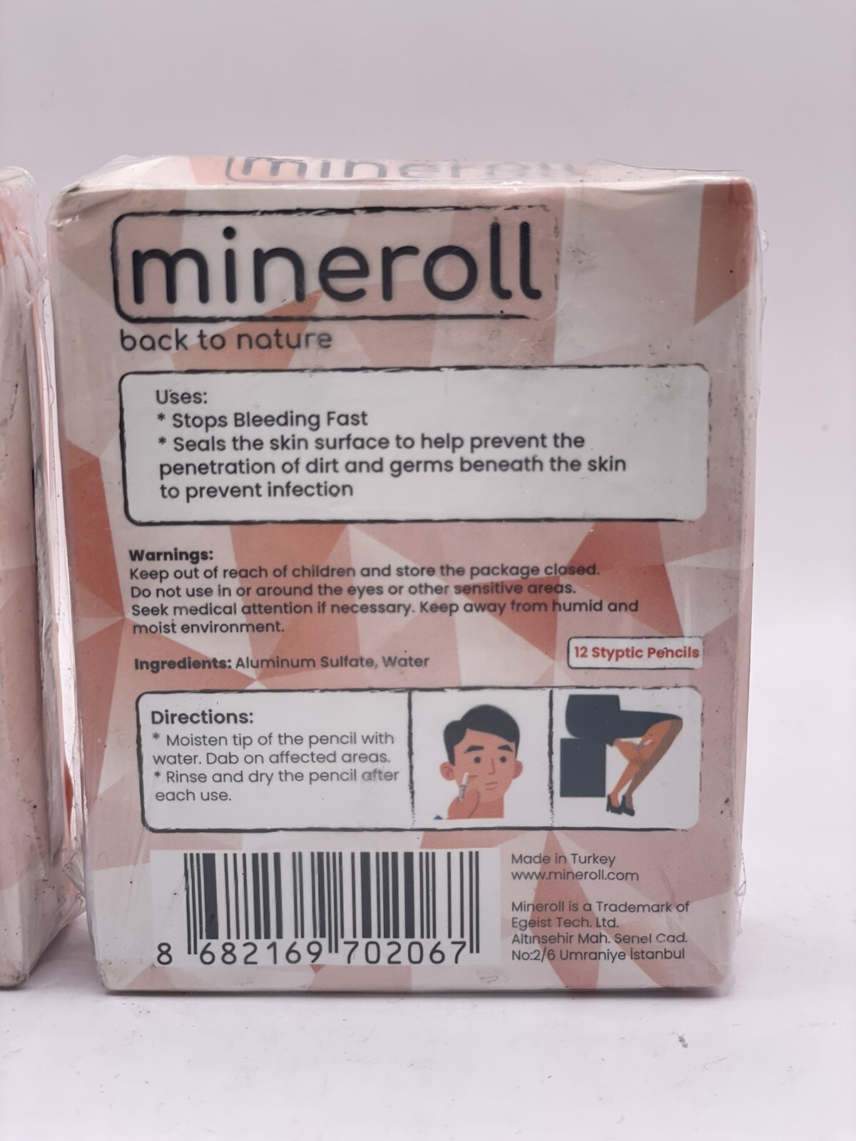 Mineroll 12 Stypic Pencils 3.88oz