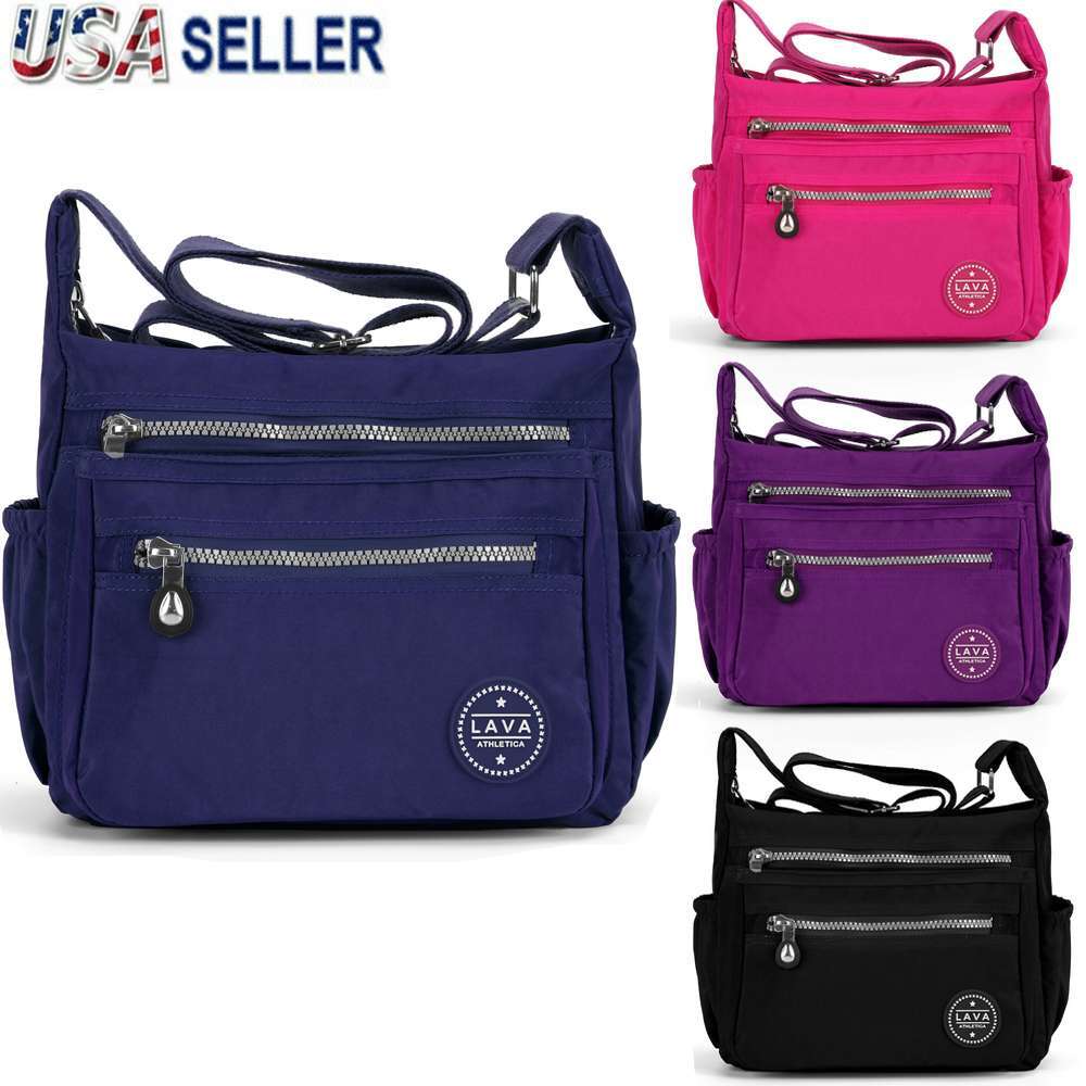 Durable Women Messenger Cross Body Ladies Handbag Bag Shoulder Over Purse Nylon