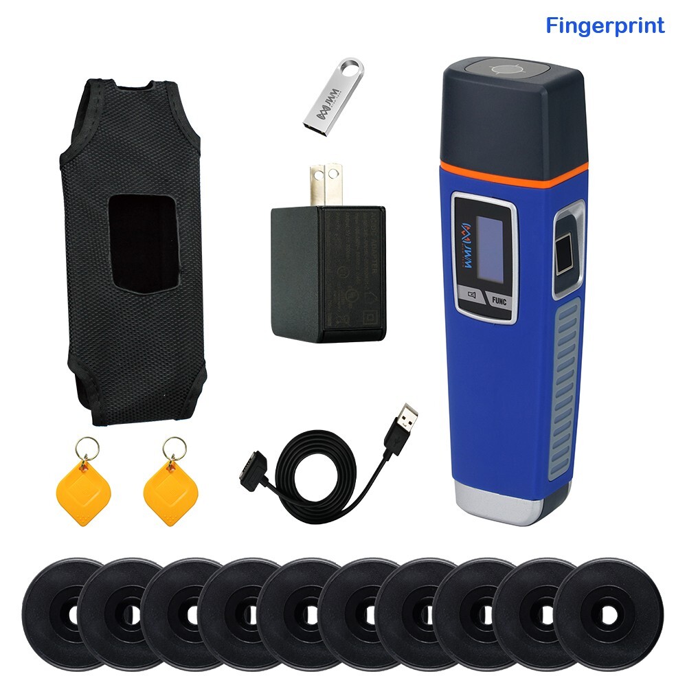JWM RFID Guard Patrol Tour System with Fingerprint, Free Cloud Software