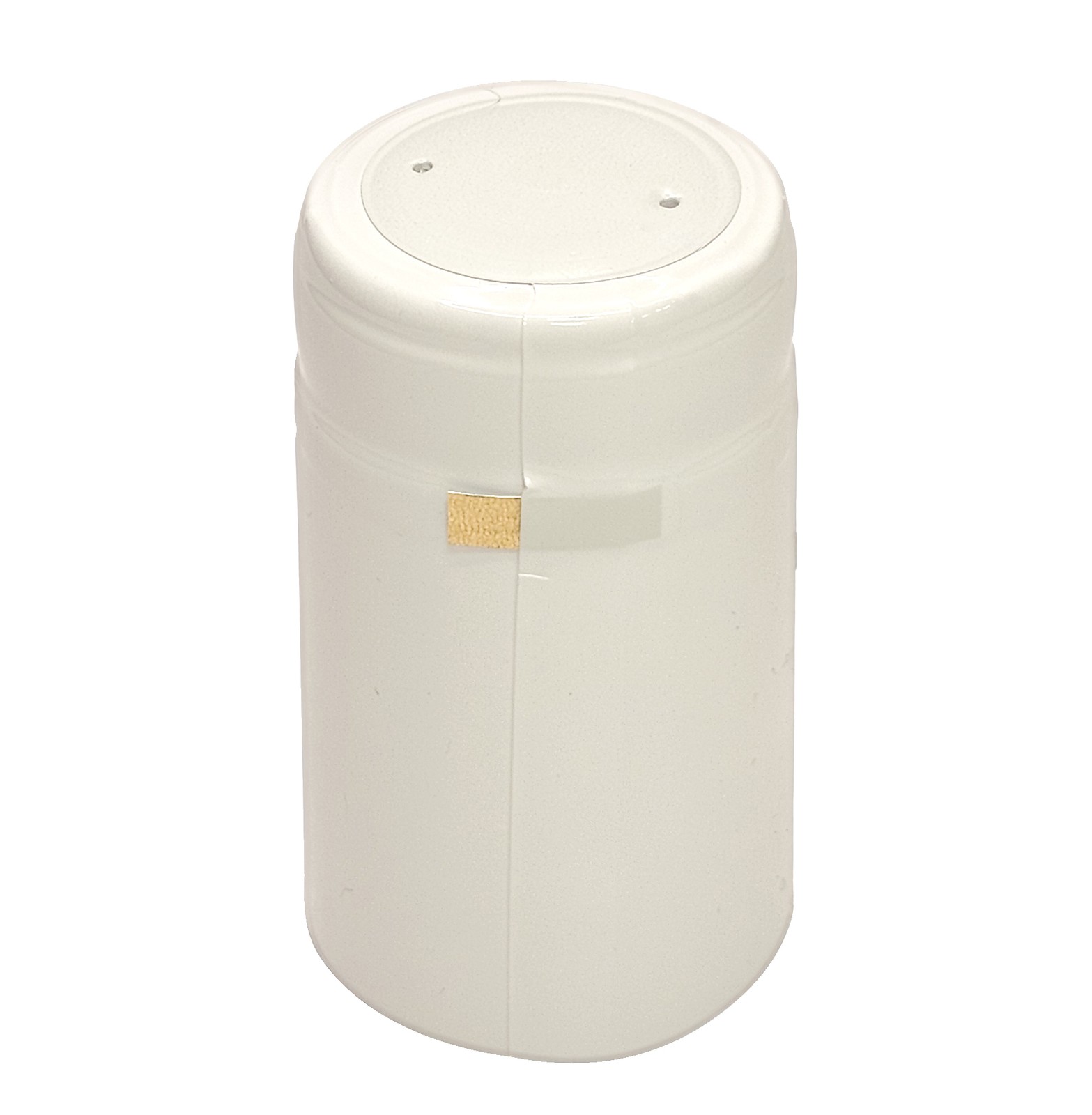 1 X White PVC Shrink Capsules-30 Per Bag by L.D.Carlson Company