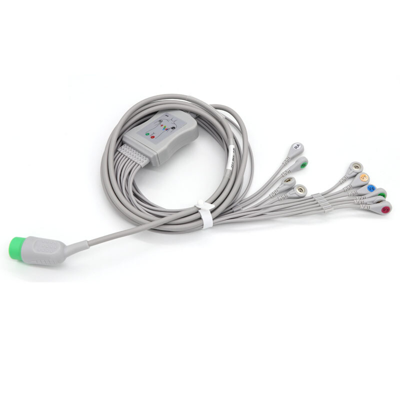 Fit For Medtronic 10-lead ECG/EKG Cable Physio Control Lifepak 12/lifepak15