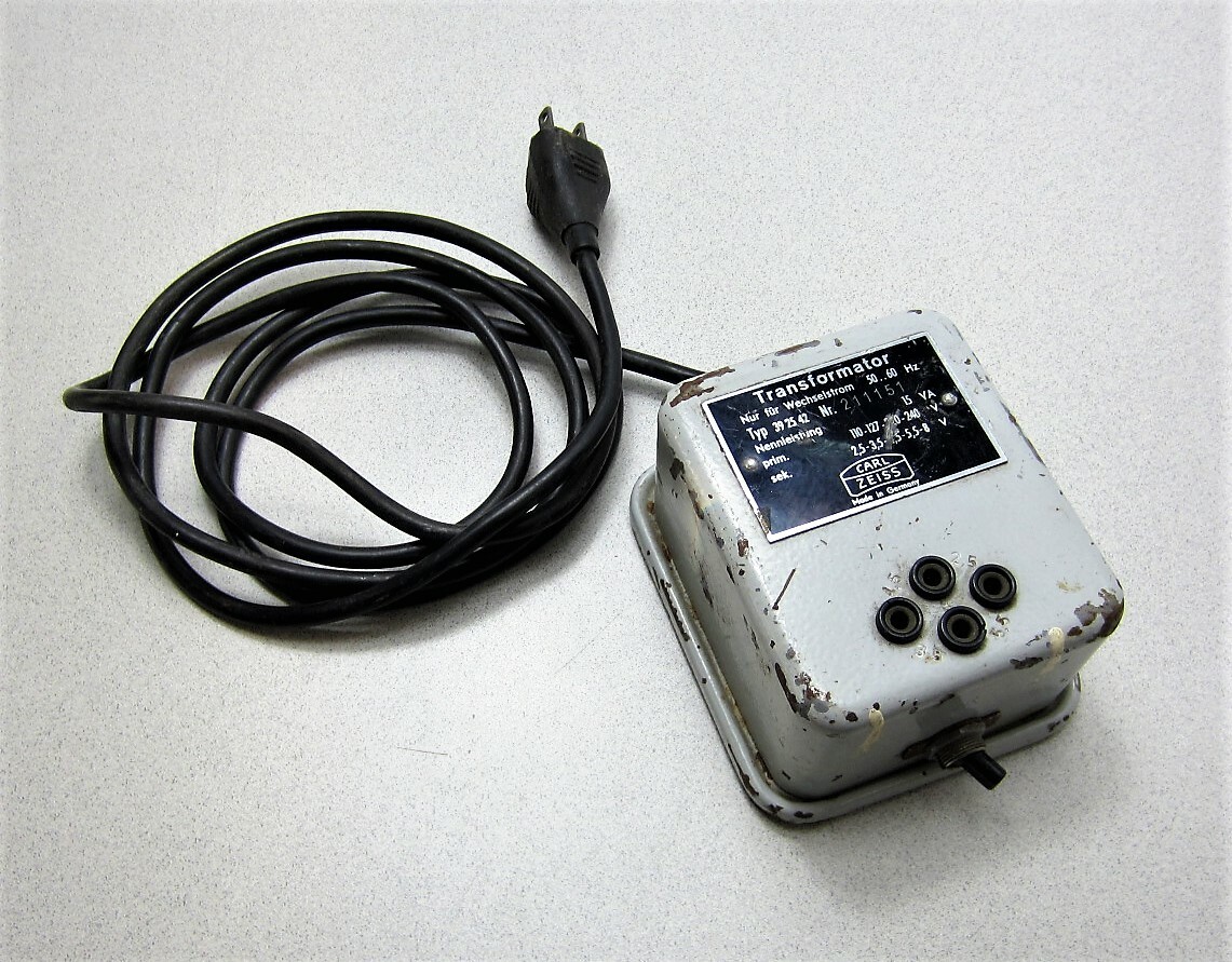 Carl Zeiss 39 25 42 Lamp Power Supply 2.5, 3.5, 4.5, 5.5, 8VDC
