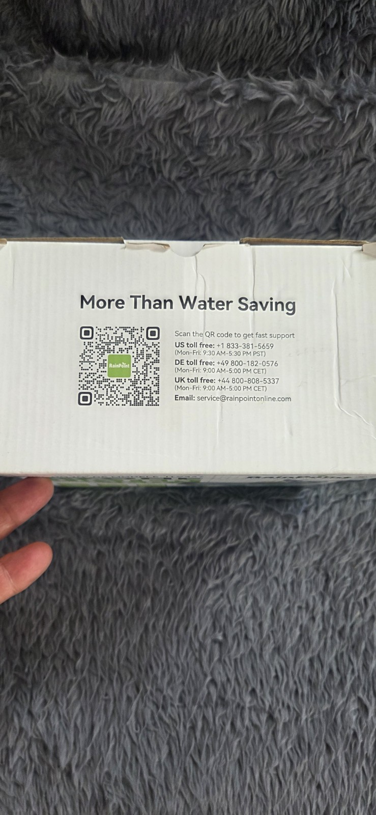 RainPoint ITV347 3-Zone Digital Tap/Hose Water Timer, LC-Display, NH