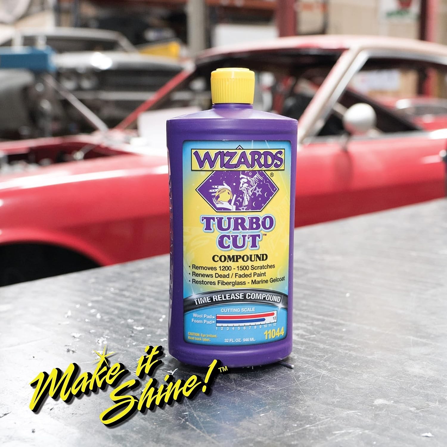 Turbo Cut Buffing Compound for Car Scratch Repair - 32 fl oz - Removes 1200-1...