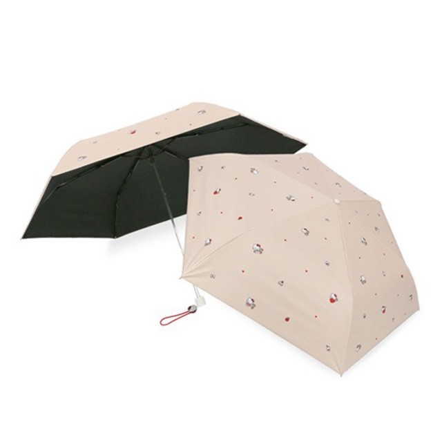 Hello Kitty Slim 50 Heart Friends Blackout UV Parasol Umbrella