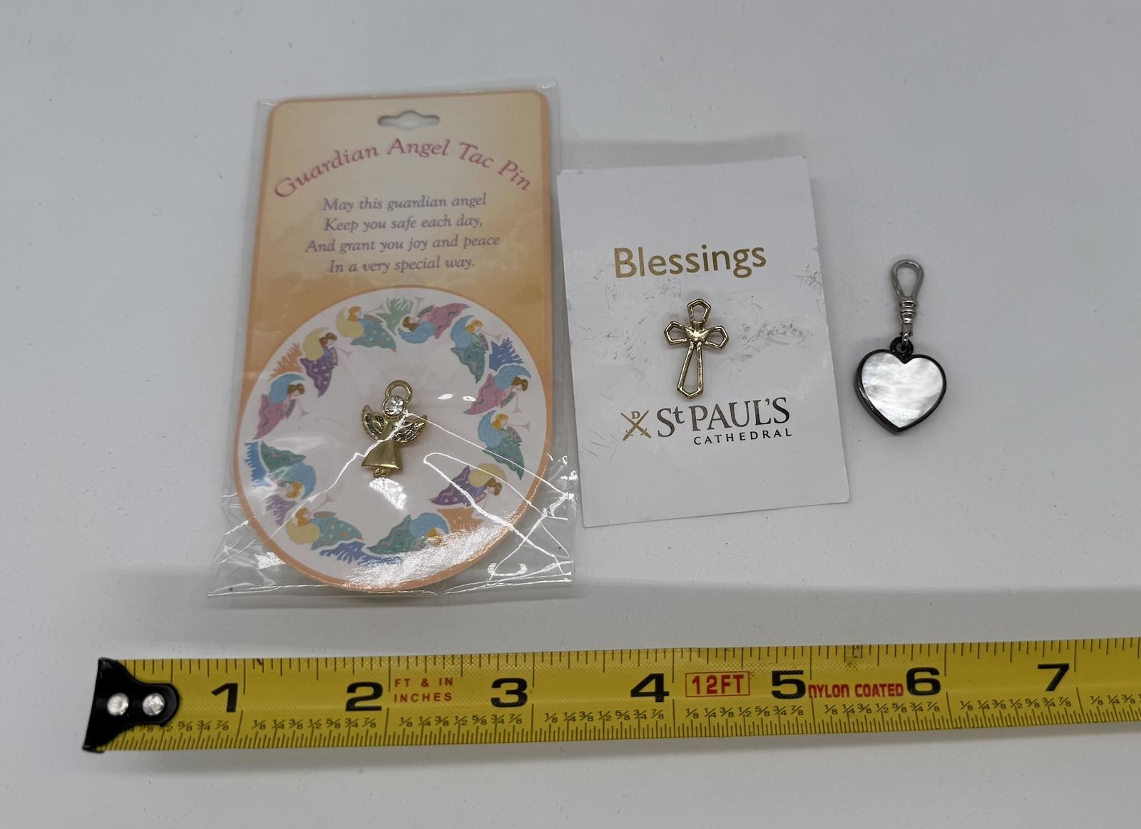 Guardian Angel +  Cross Pin Lot – Sweet Souvenirs