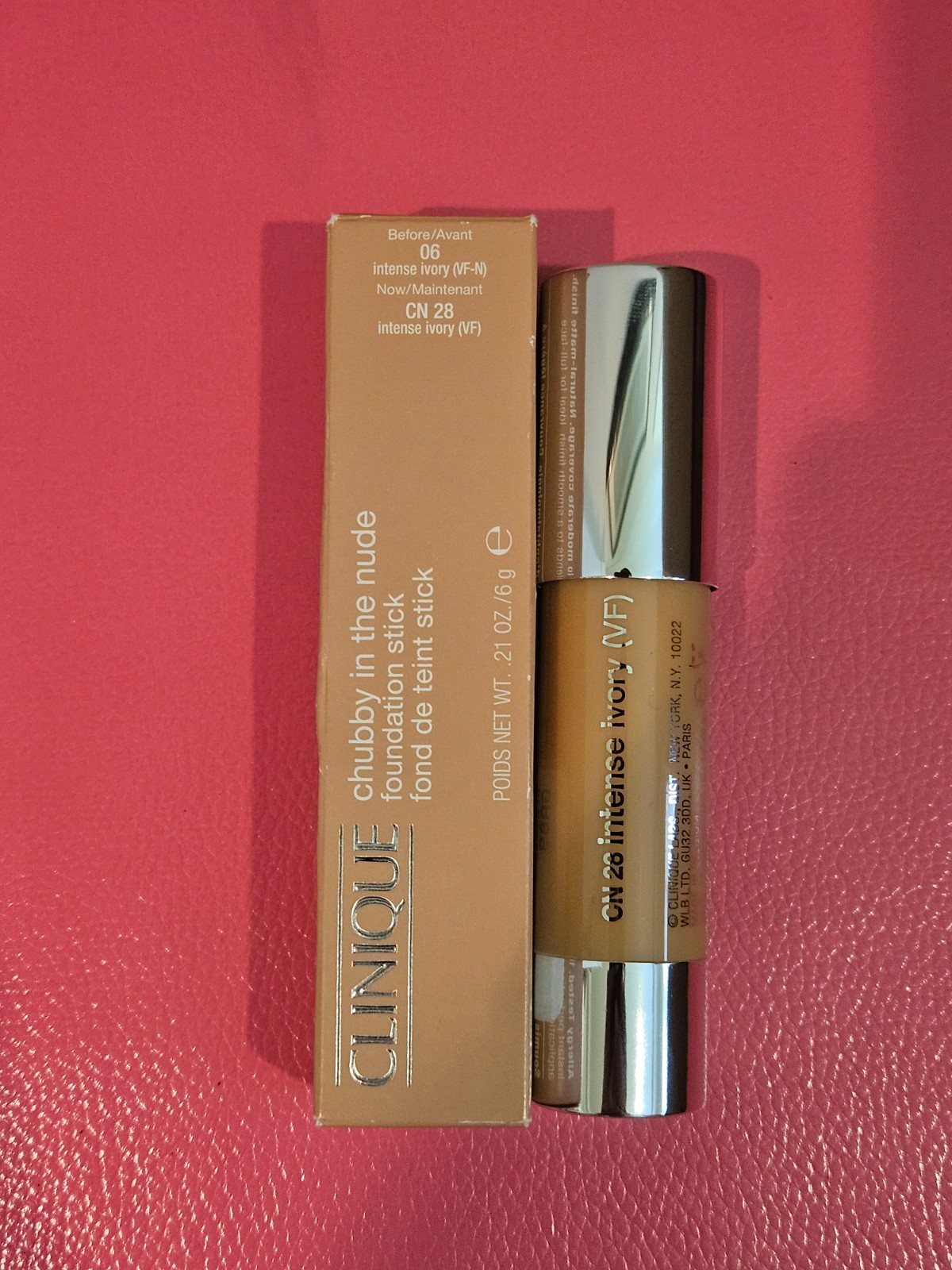 Clinique Chubby in the Nude Foundation Stick ~Full sz .21oz/6g~Choose Shade~NIB