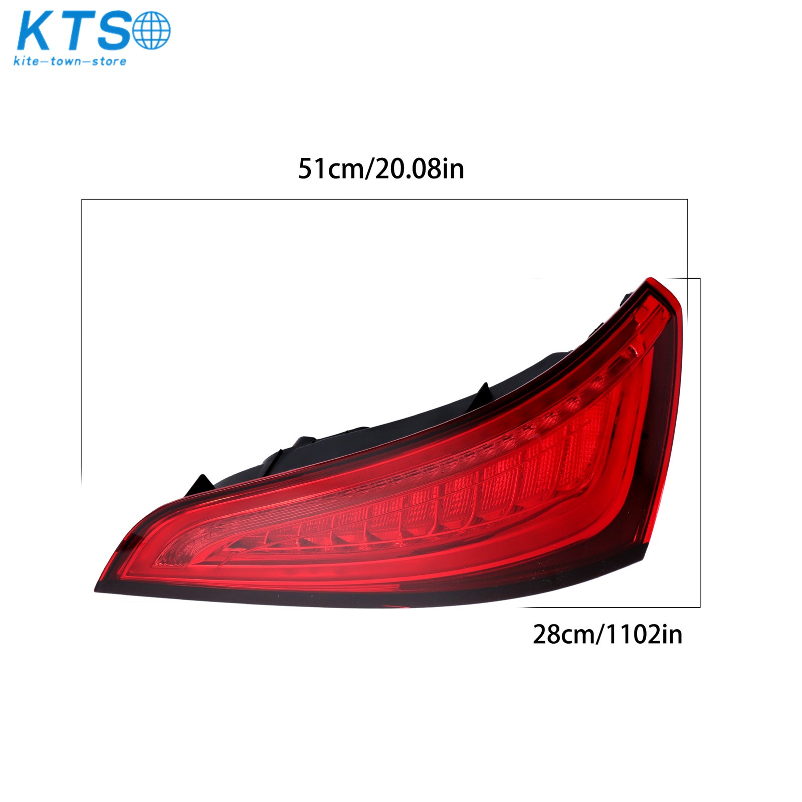 Tail Light For Audi Q5 2013-2017 Replace LED Type Passenger Right Side Tail Lamp