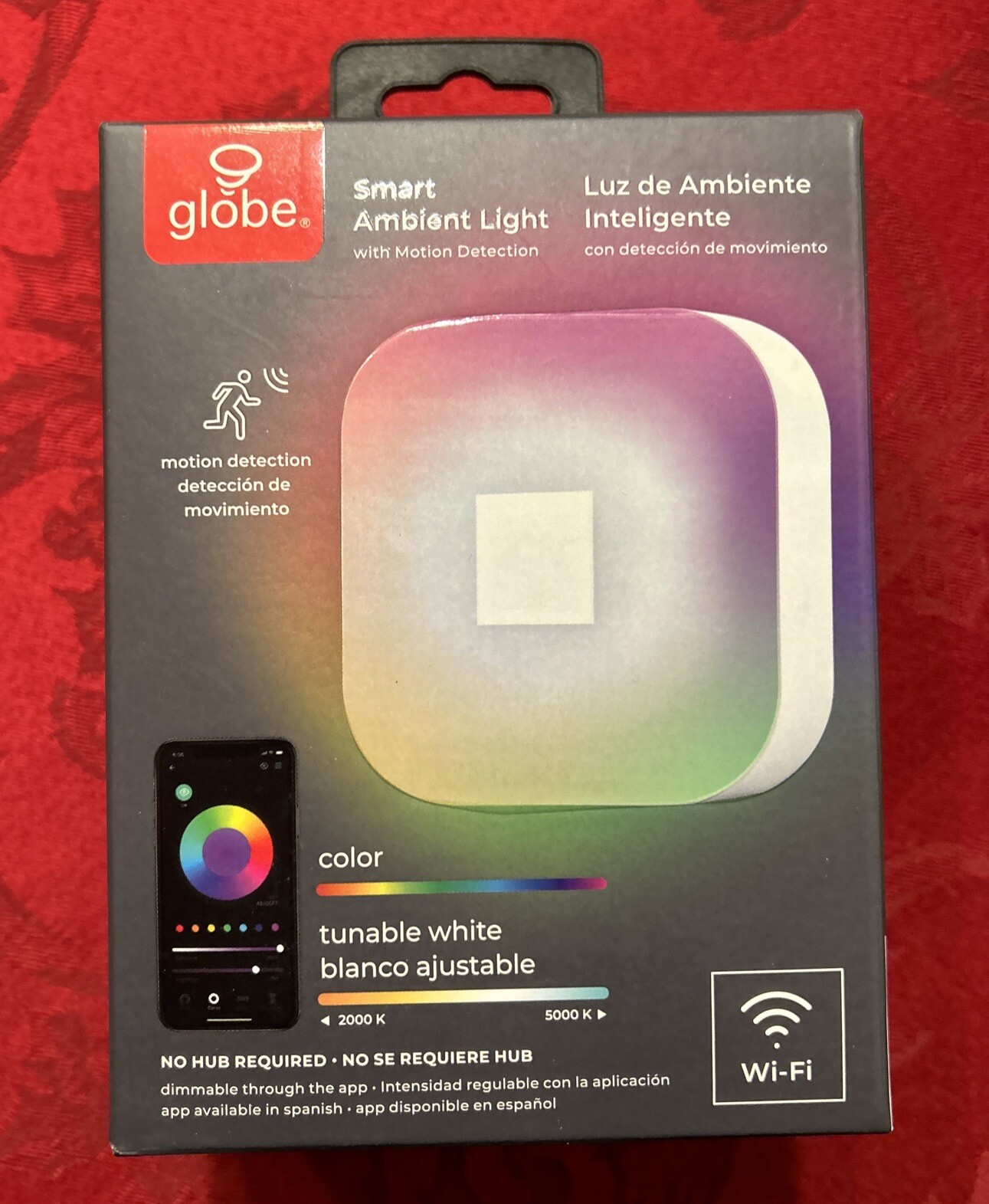 Globe Electric 50239 Color Changing Night Light Automatic Plug-in LED White