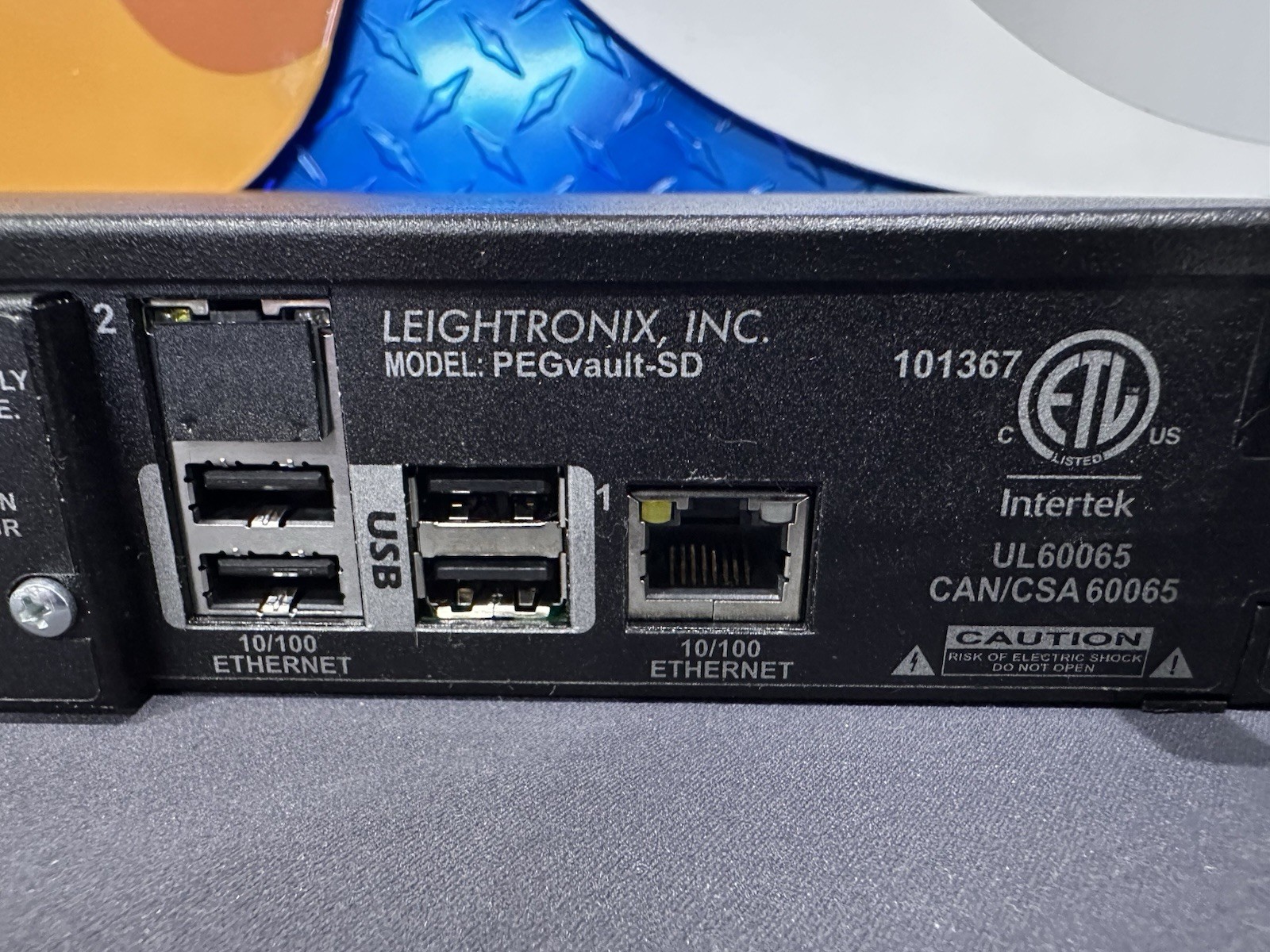NICE Leightronix PEGVault-SD Broadcast Digital Video Encoder W/ Rack Ears