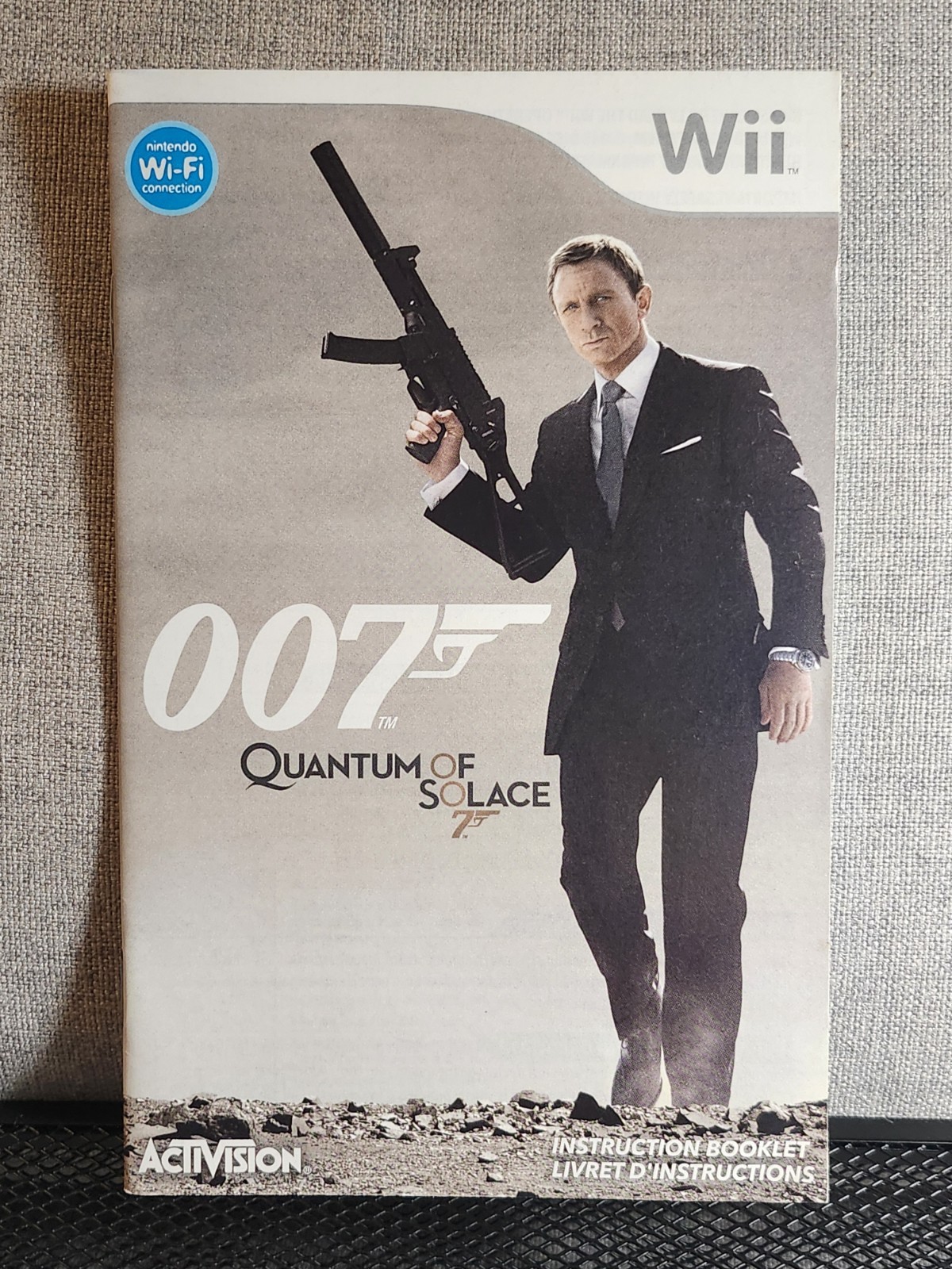 James Bond 007 Quantum of Solace - Instruction Manual Only - Nintendo Wii