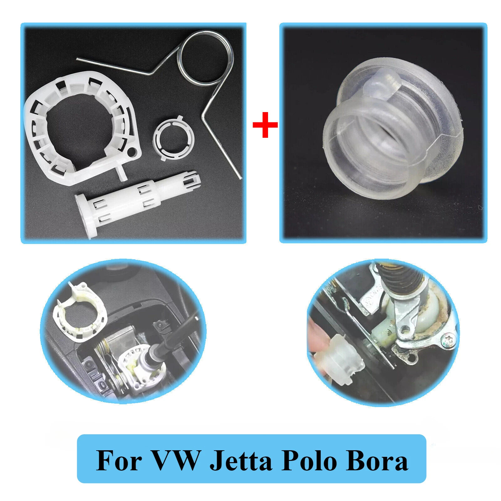 For VW Jetta Polo Bora Manual Transmission Gear Shifter Bushing Gear Repair Kit