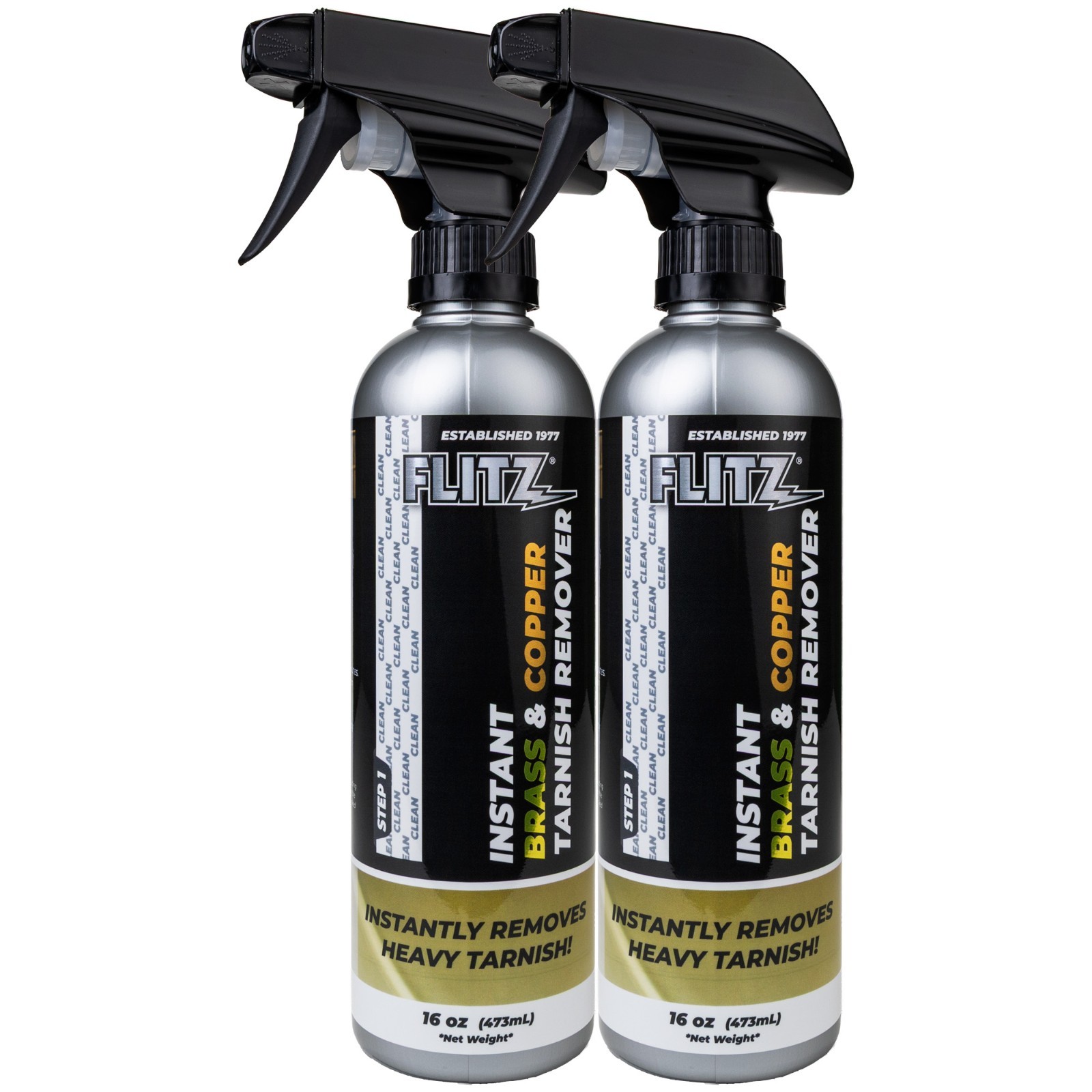 FLITZ Instant Brass & Copper Tarnish Remover 2 Pack BC 01806 (SEE VIDEO)