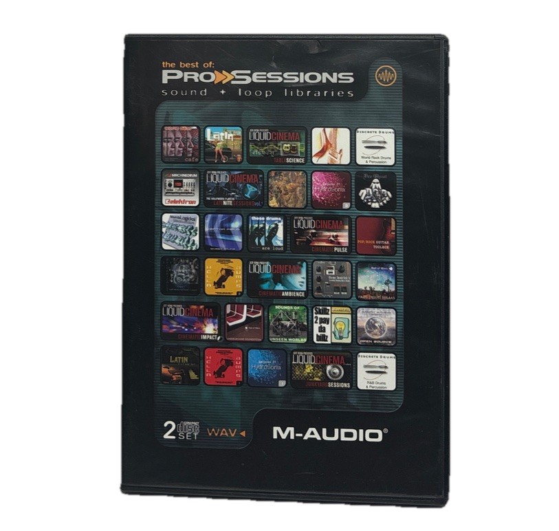 M Audio The Best Of Pro Sessions Sound And Loop Libraries RARE!