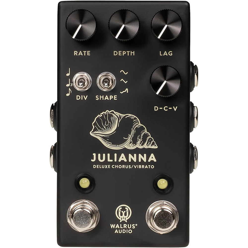 Walrus Audio Minimal Series Julianna Stereo Analog Chorus/Vibrato Pedal - Black