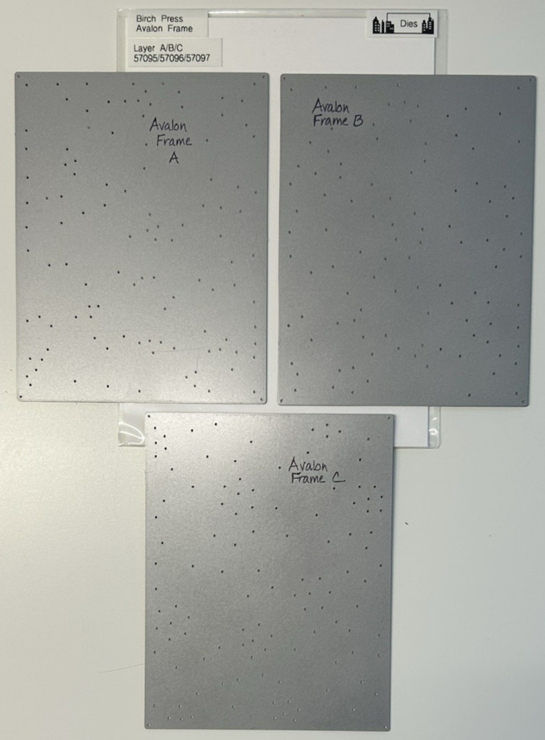 Birch Press Design AVALON FRAME Layer 3-piece Die Set - Free Shipping