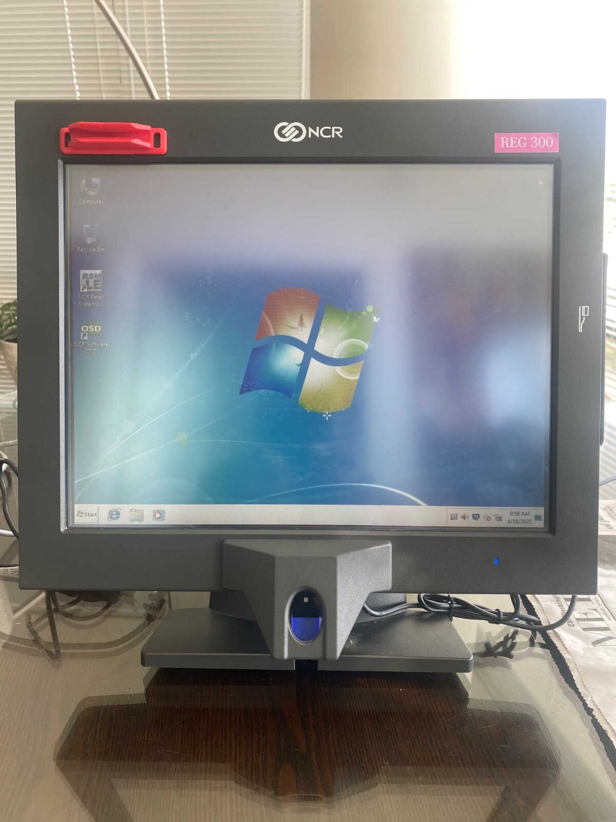 NCR P1530 (7754) 15" POS Terminal W/Biometrics
