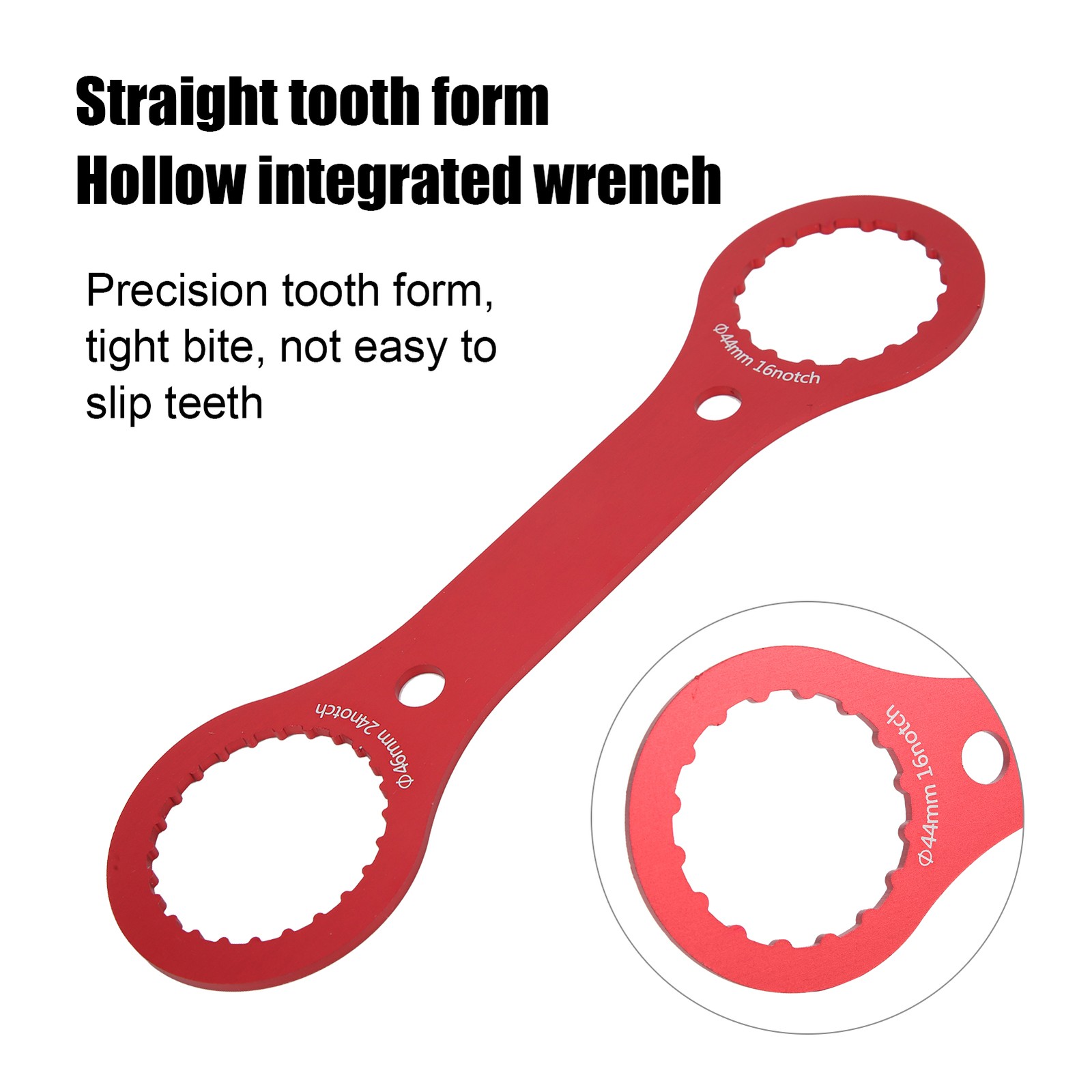Bicycle BB Wrench Bottom Bracket Tool 44mm 46mm 16 24 Notch BB Installation