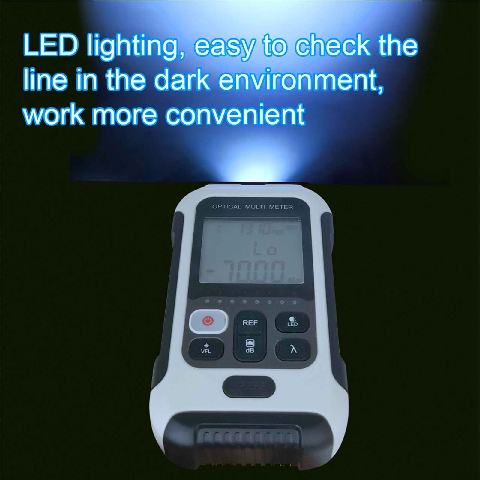 1 Multifunctional Optical Power Meter Accurate Tester For Communication