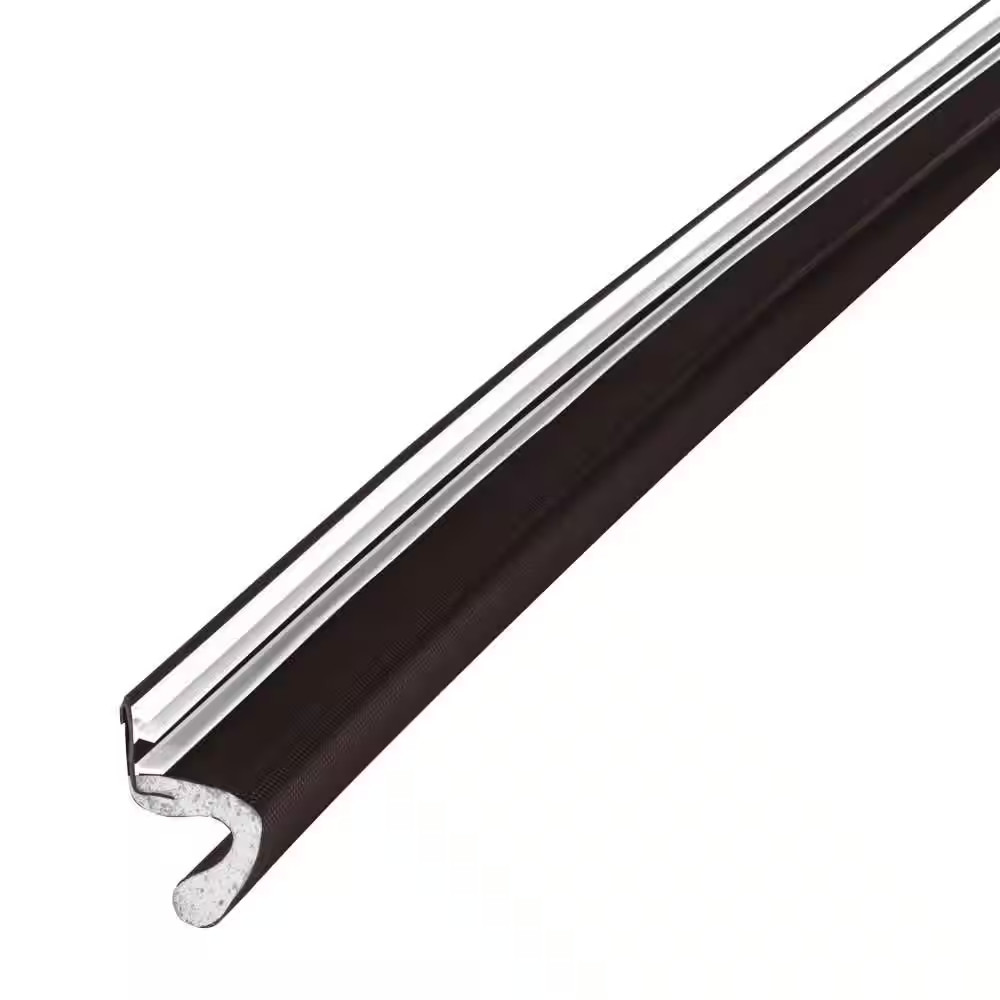 1.125 In. X 81 In. Brown Kerf/Channel Top and Sides Door Weatherstripping Kit