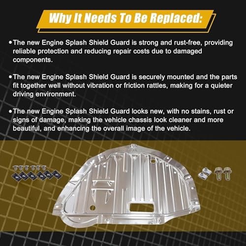 Engine Splash Shield Guard 74112-TLA-A01 - Mounting Screws