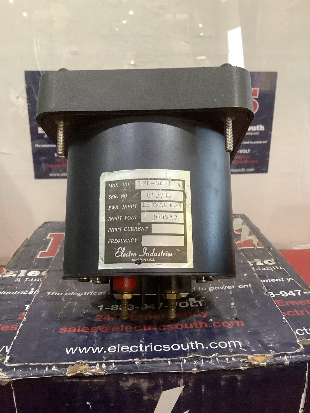 Electro Industries Hertz Meter 1FF-60 120 Volt Max
