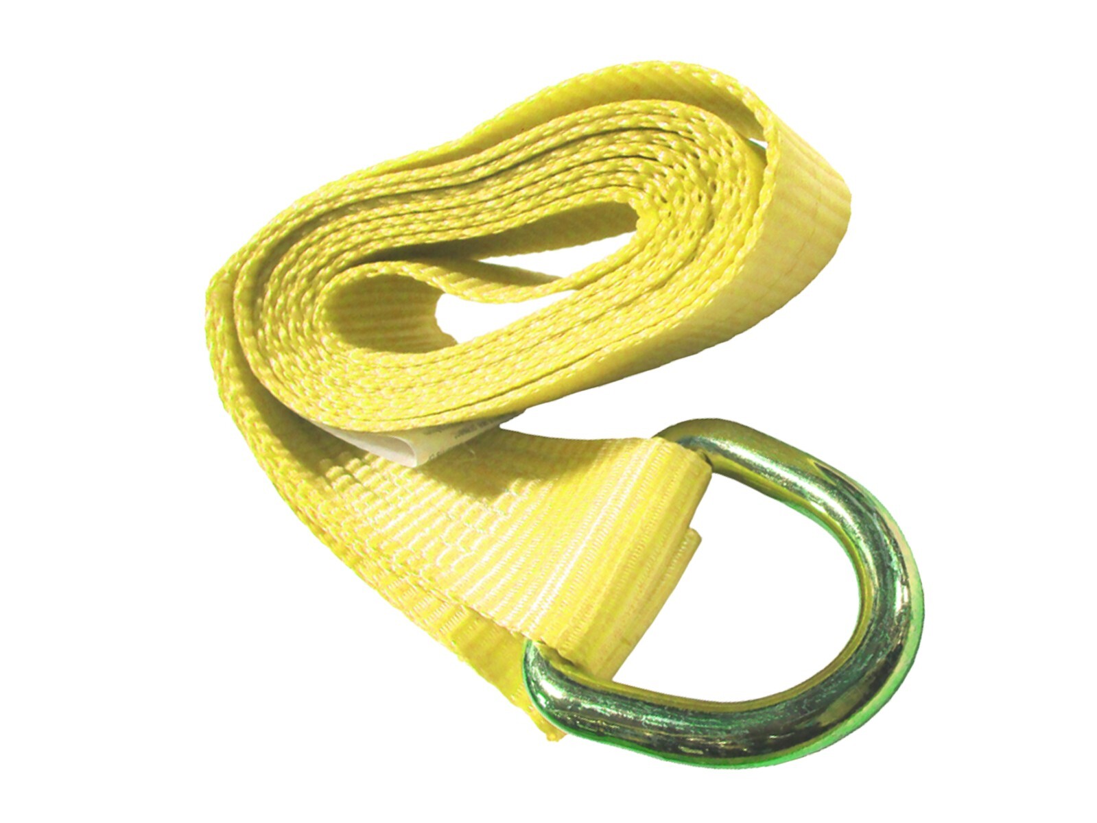 2" x 12' Lasso Strap w/ D Ring Axle Tie Down 3335 lb WLL Auto Hauler