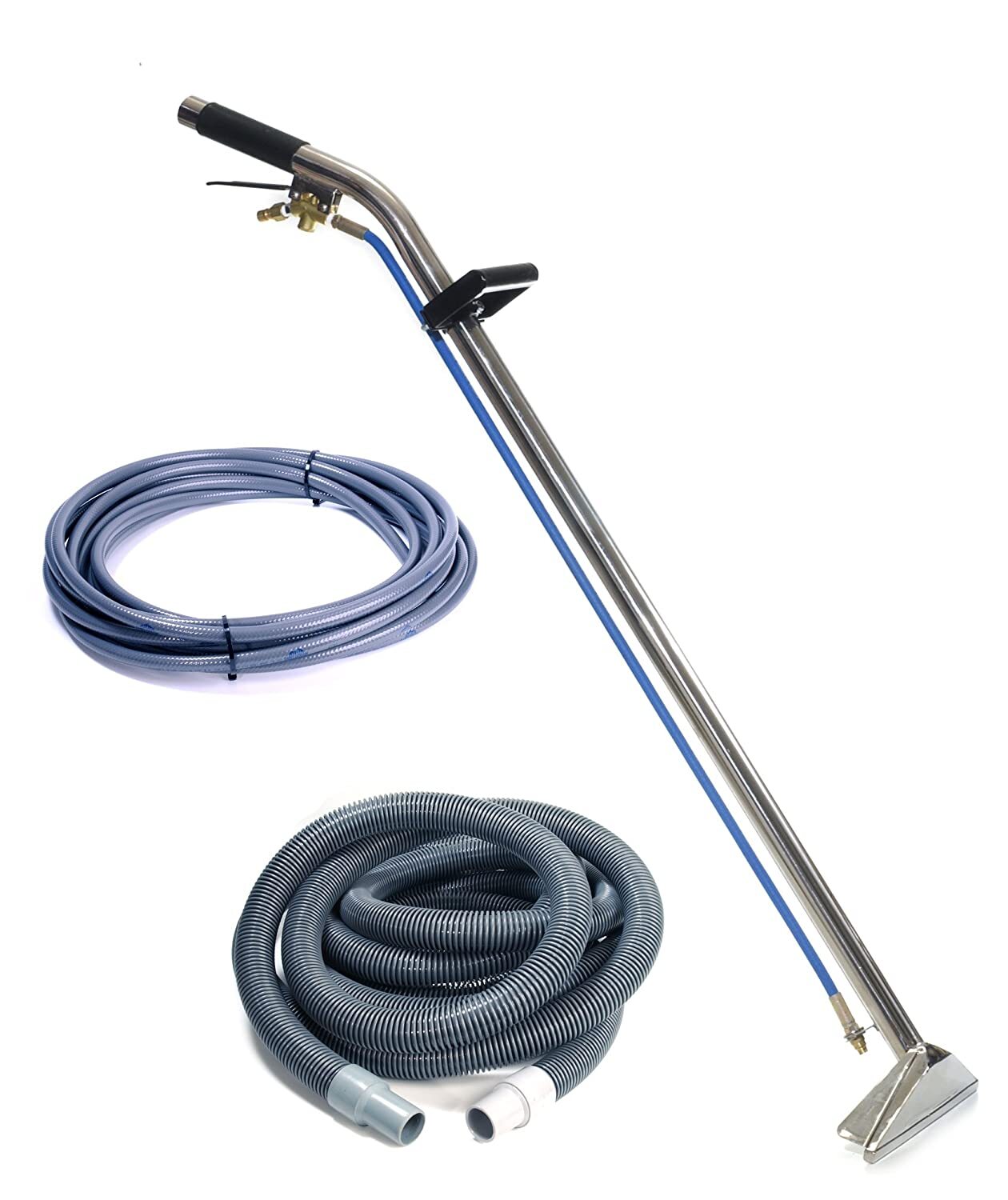 Sandia 80-8009-A Stainless Steel Single Jet 12" Single Bend Wand with 15' Vacuum