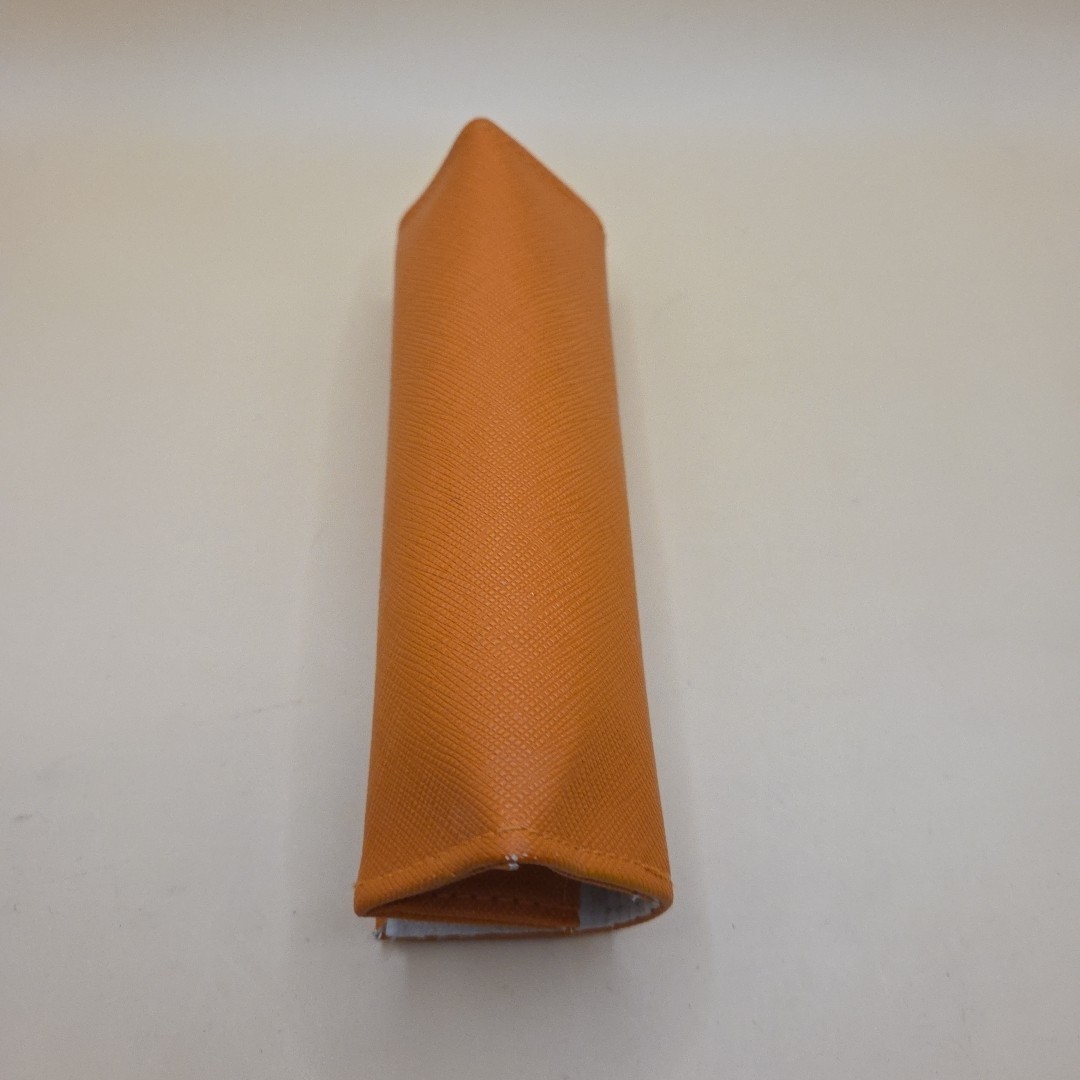NEW TORY BURCH ORANGE SMALL AUTHENTIC EYEGLASSES CASE Weekender Travel