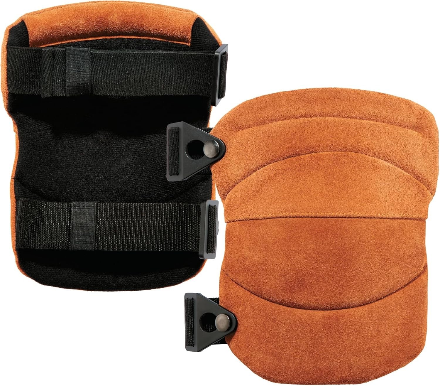 18232 Leather Knee Pads, Heavy Duty, ProFlex 230 Brown, One Size
