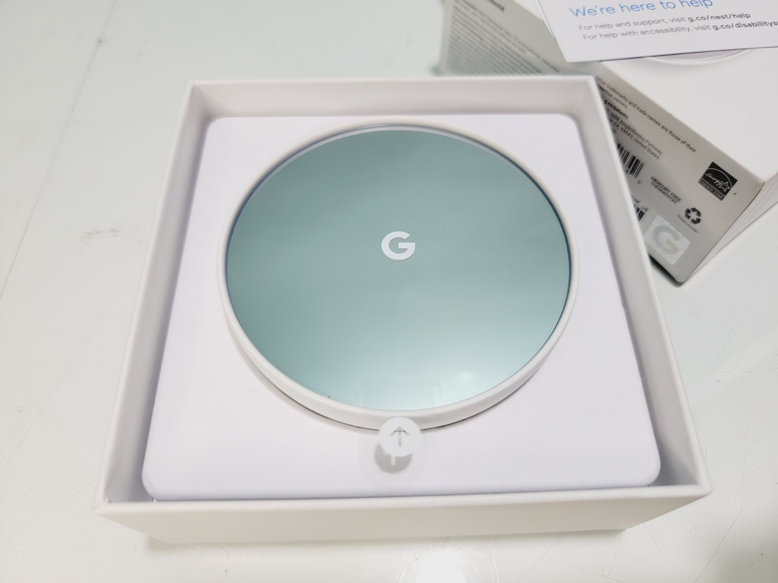 New-Google-Nest Thermostat-Snow-G4CVZ