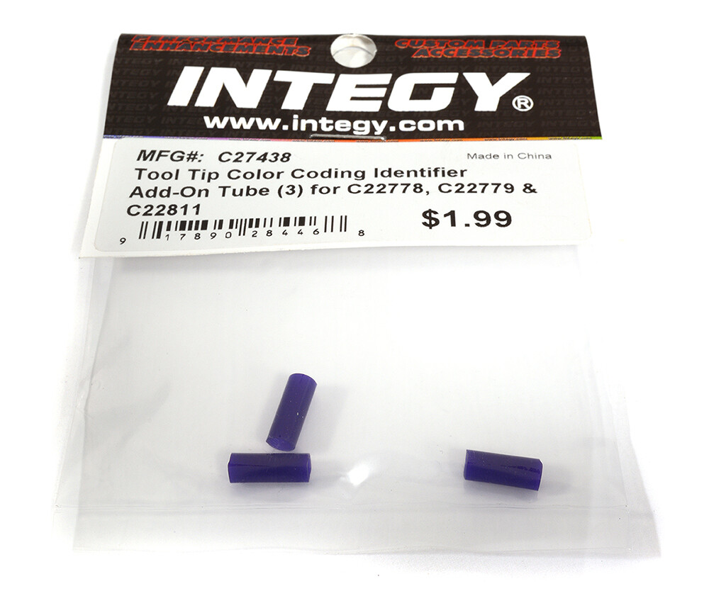 Tool Tip Color Coding Identifier Add-On Tube (3) for C22778, C22779 & C22811