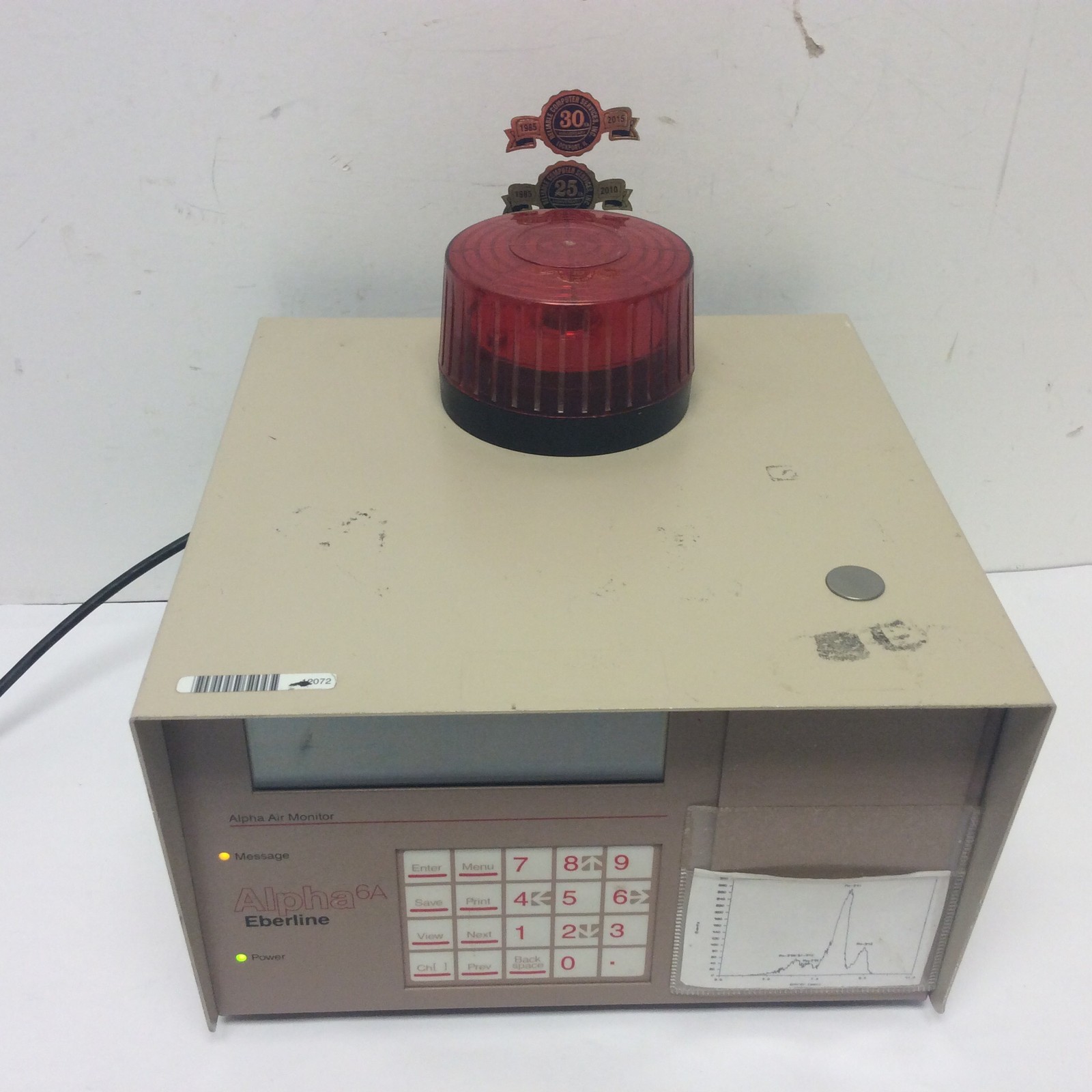 EBERLINE Alpha Air Monitor Alpha6A Alpha 6A particular isotopes