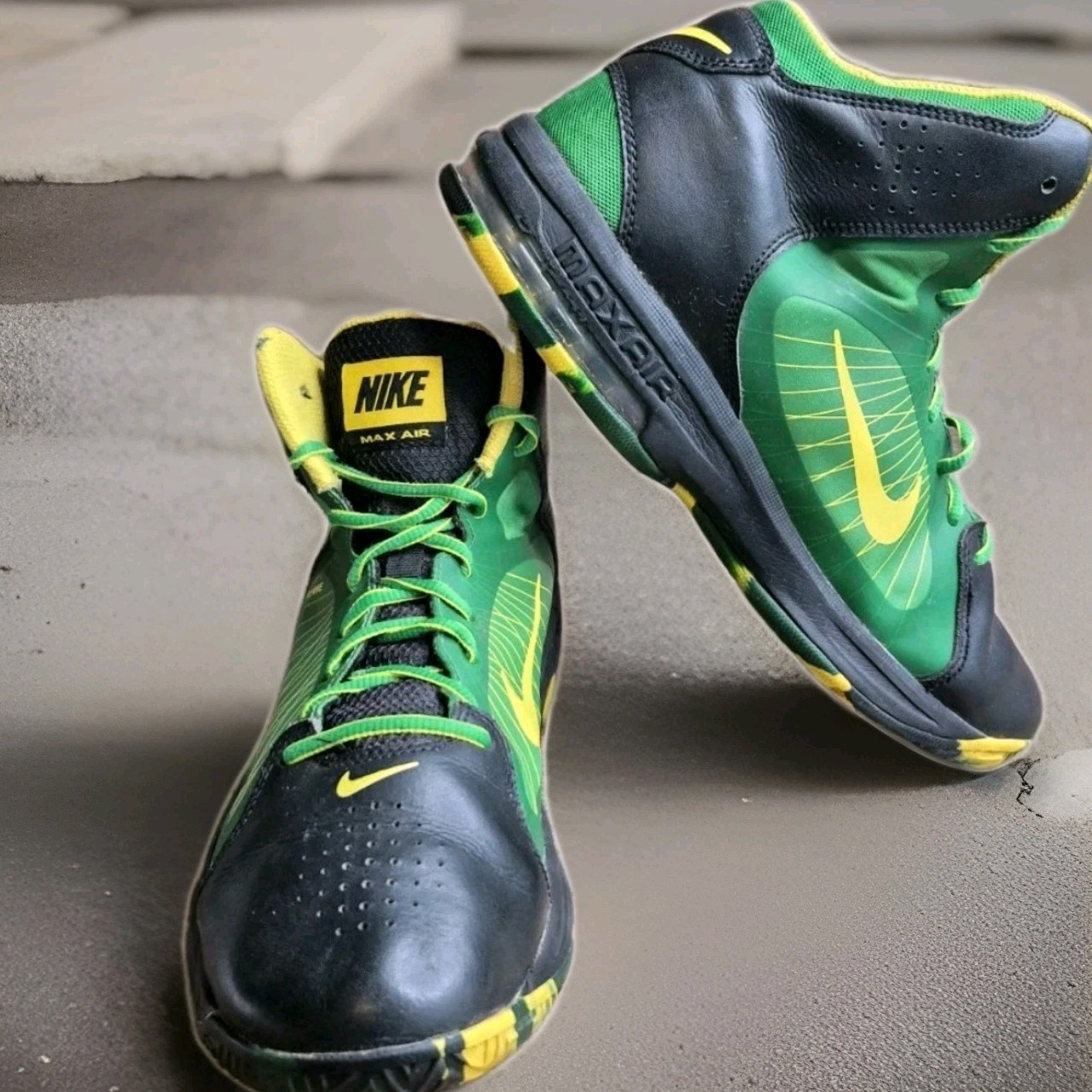 Nike Air Max Flywire High Top Green - Size 8.5