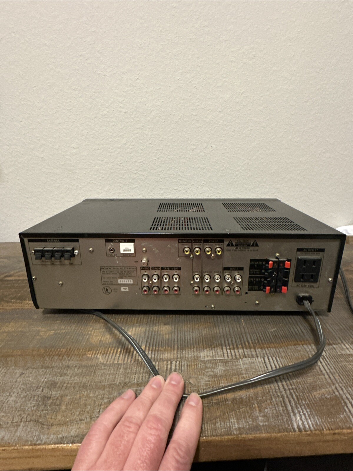 Sony Audio Video Computer Control Center Receiver STR-AV550 - Tested Working