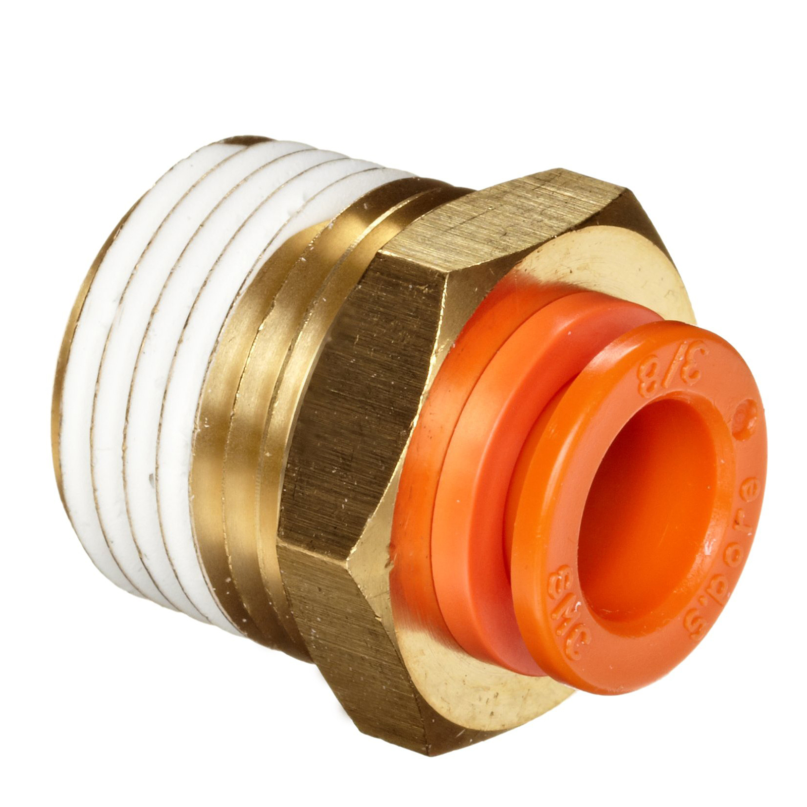 1 PCS SMC KQ2H09-01AS Brass Tube Fitting with Sealant Male Connector
