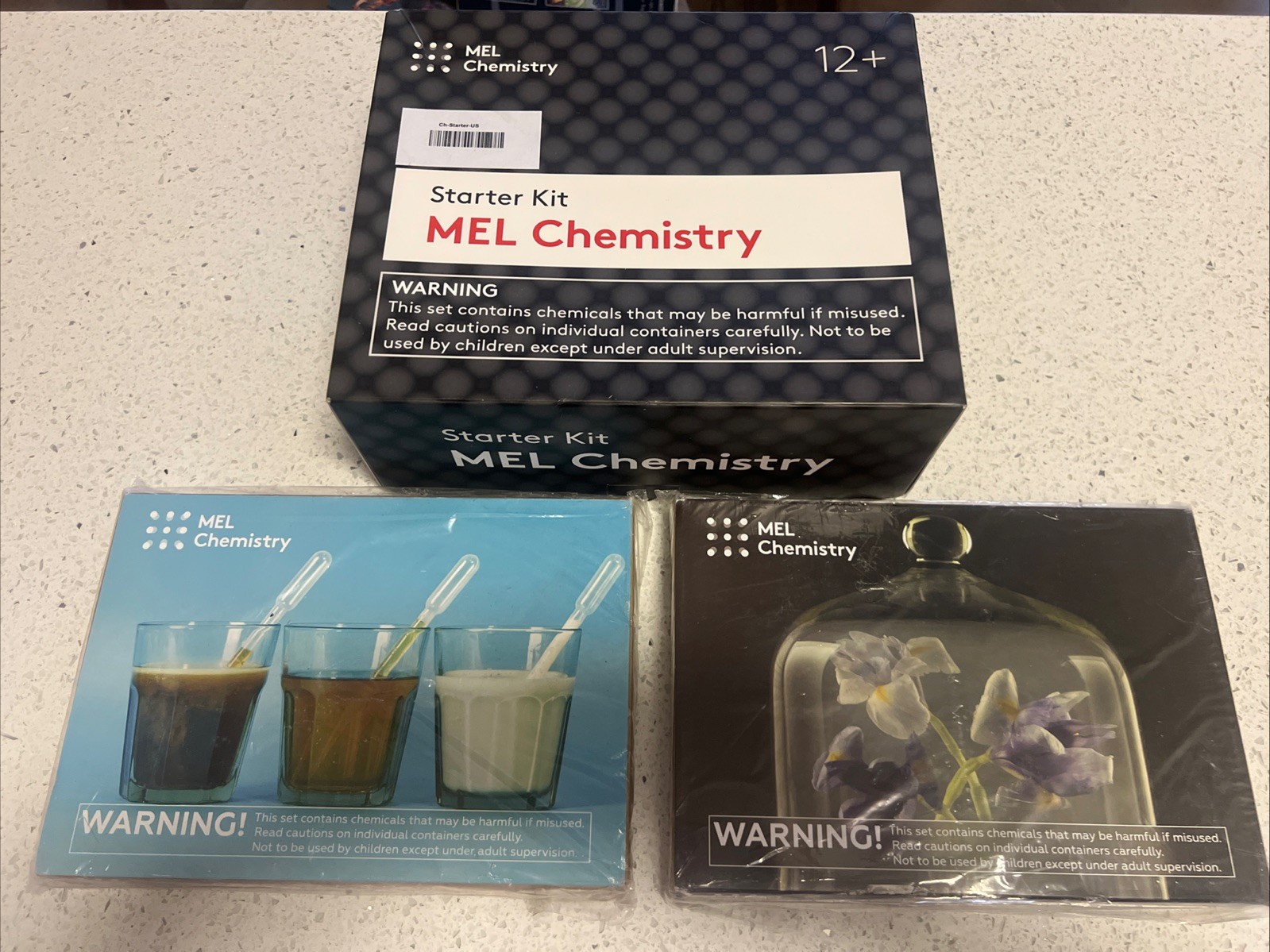 MEL Chemistry Starter Kit + 2 Unused Experiment Kit’s Chemistry Of Plants Drinks